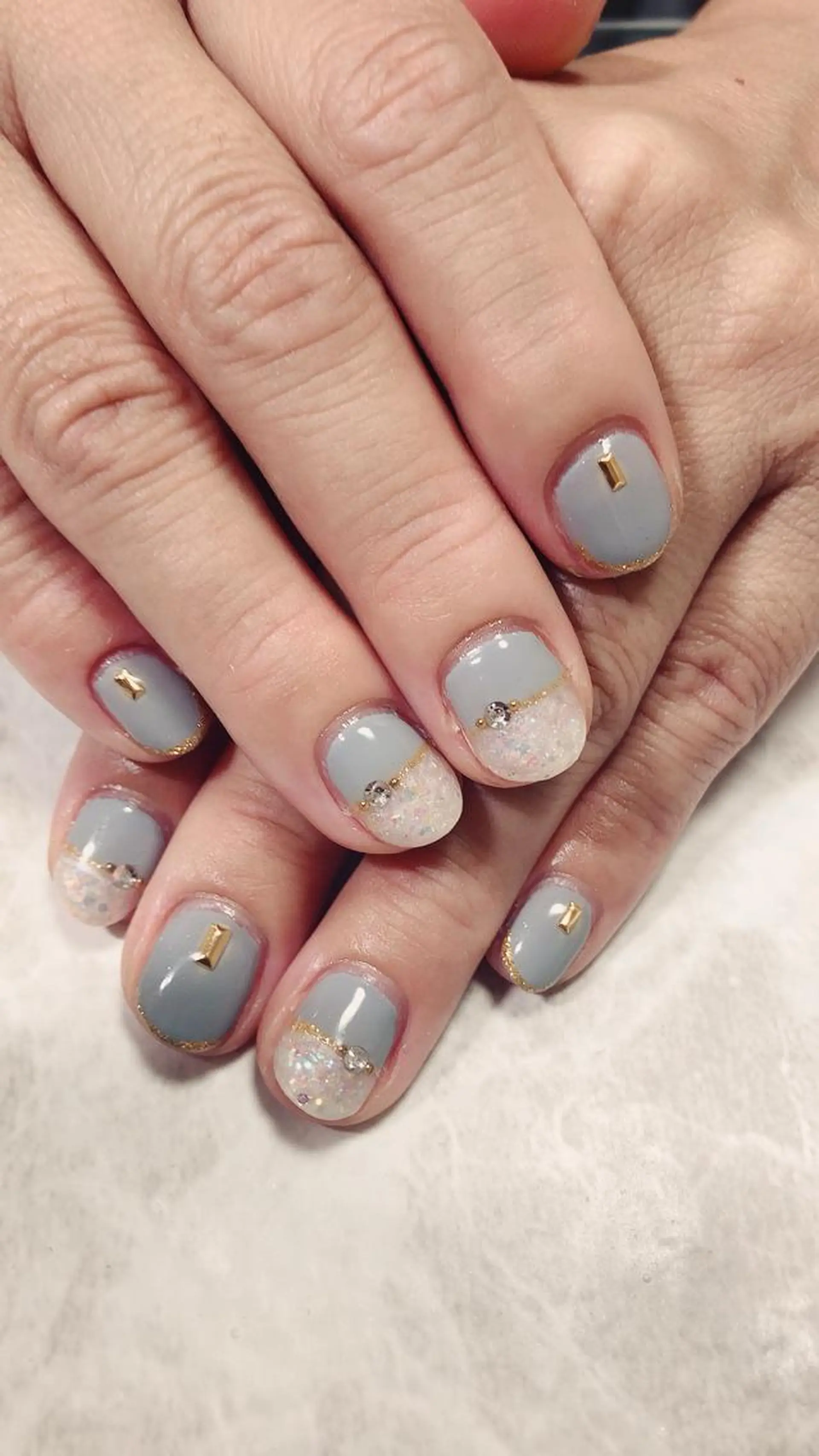 ネイル アートネイル ストーンネイル ハンドネイル Lokahi NAILのネイルデザイン