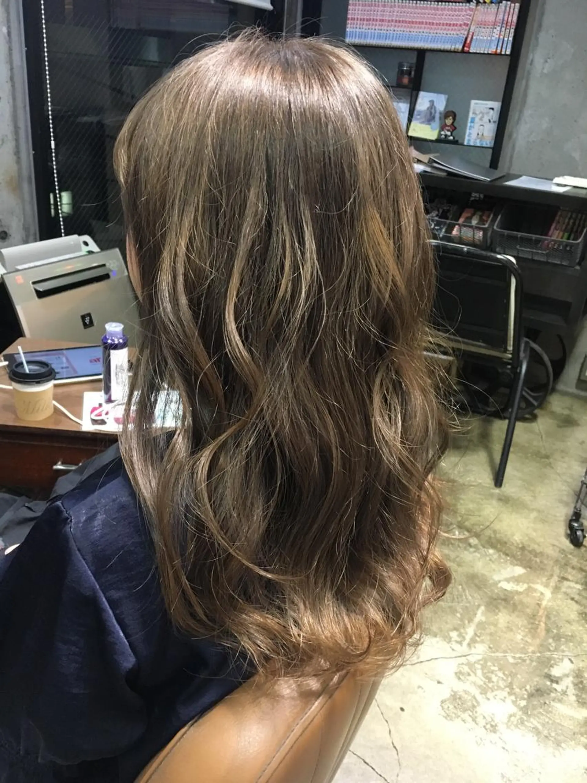 ロング カラー ベージュカラー 北條 優輝のヘアスタイル