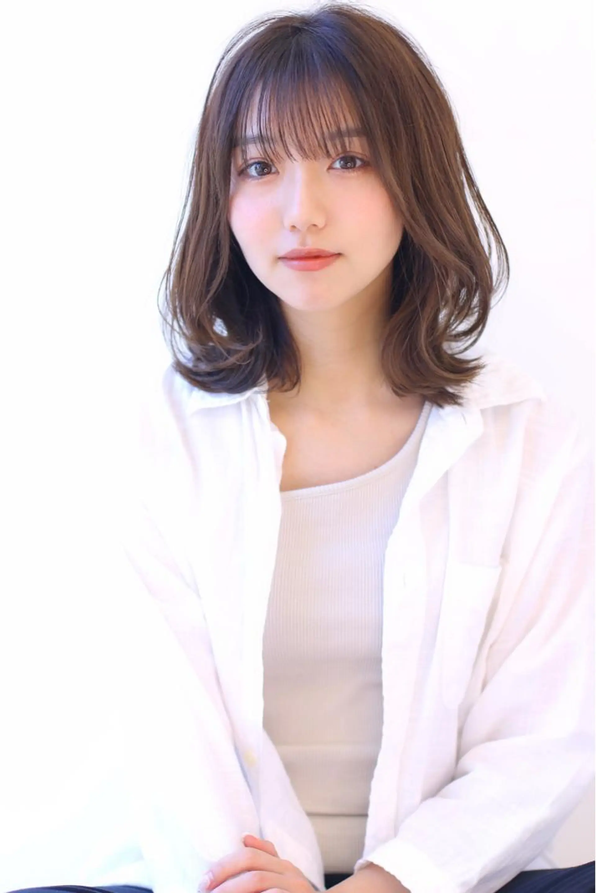 ミディアム オーロ 中島のヘアスタイル