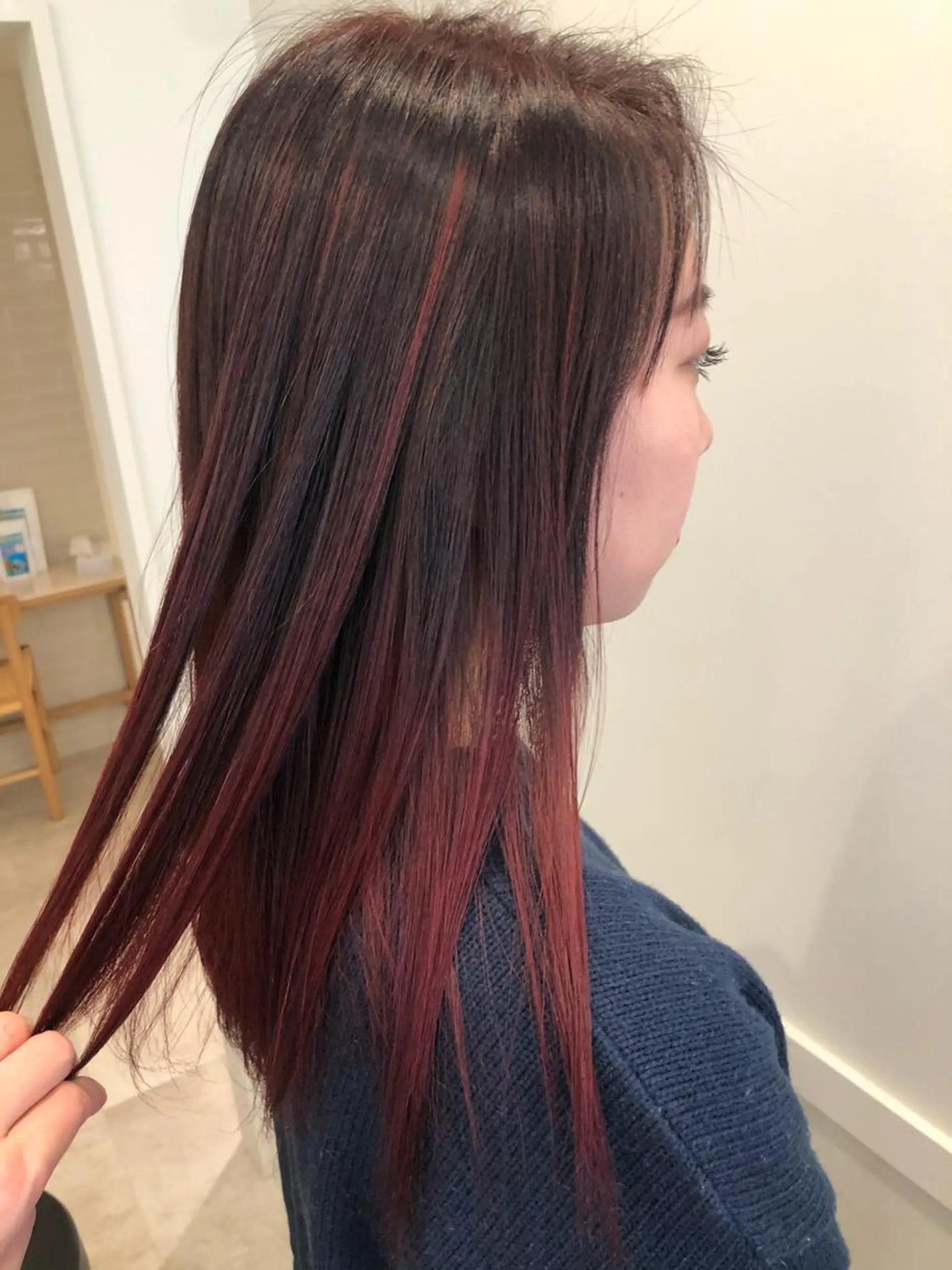 セミロング GO TODAY SHAiRE SALON原宿Stella店所属・GO TODAY シェアサロンのヘアスタイル