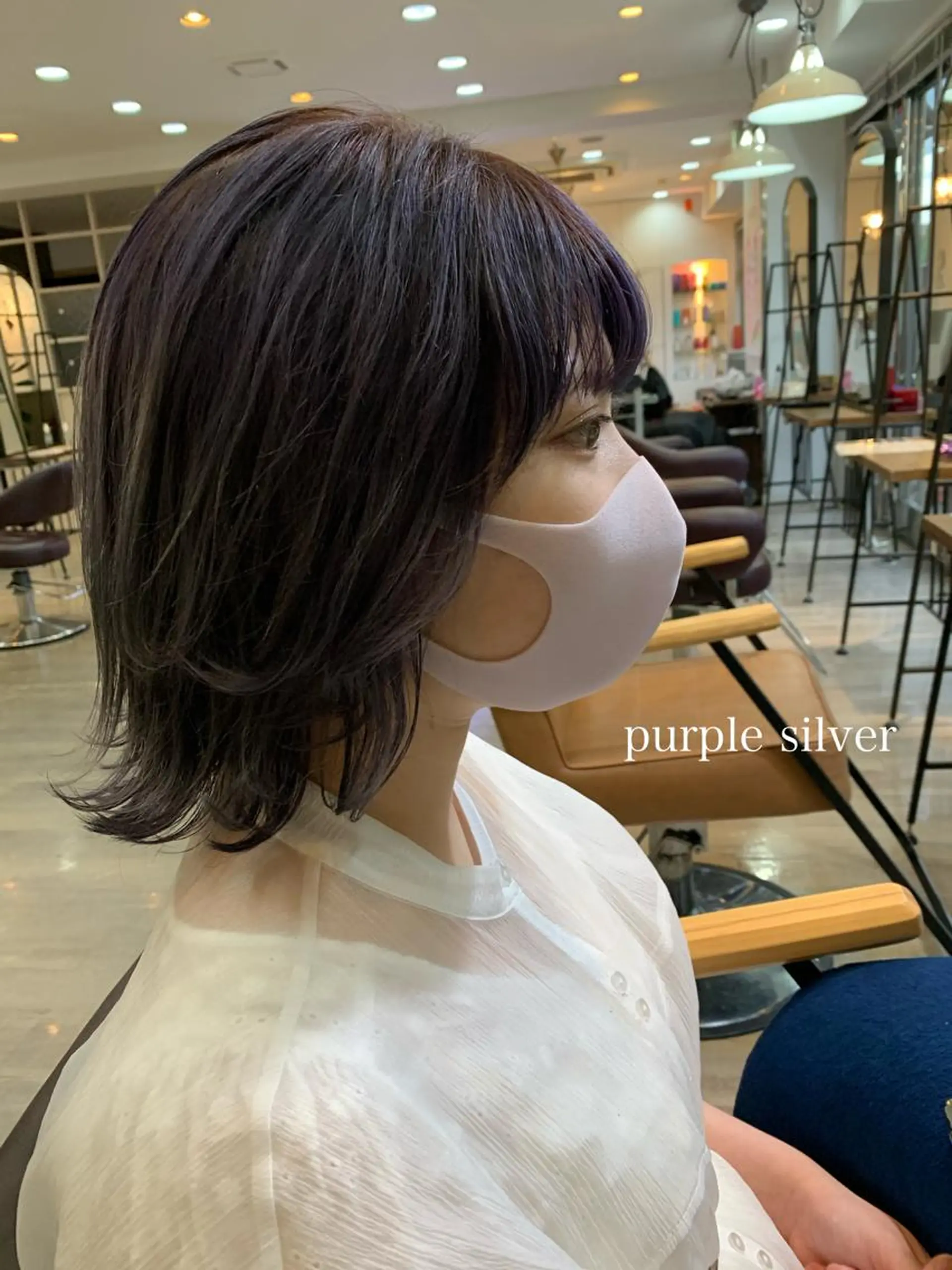 ミディアム メンズバレイヤージュ 斉藤春のヘアスタイル