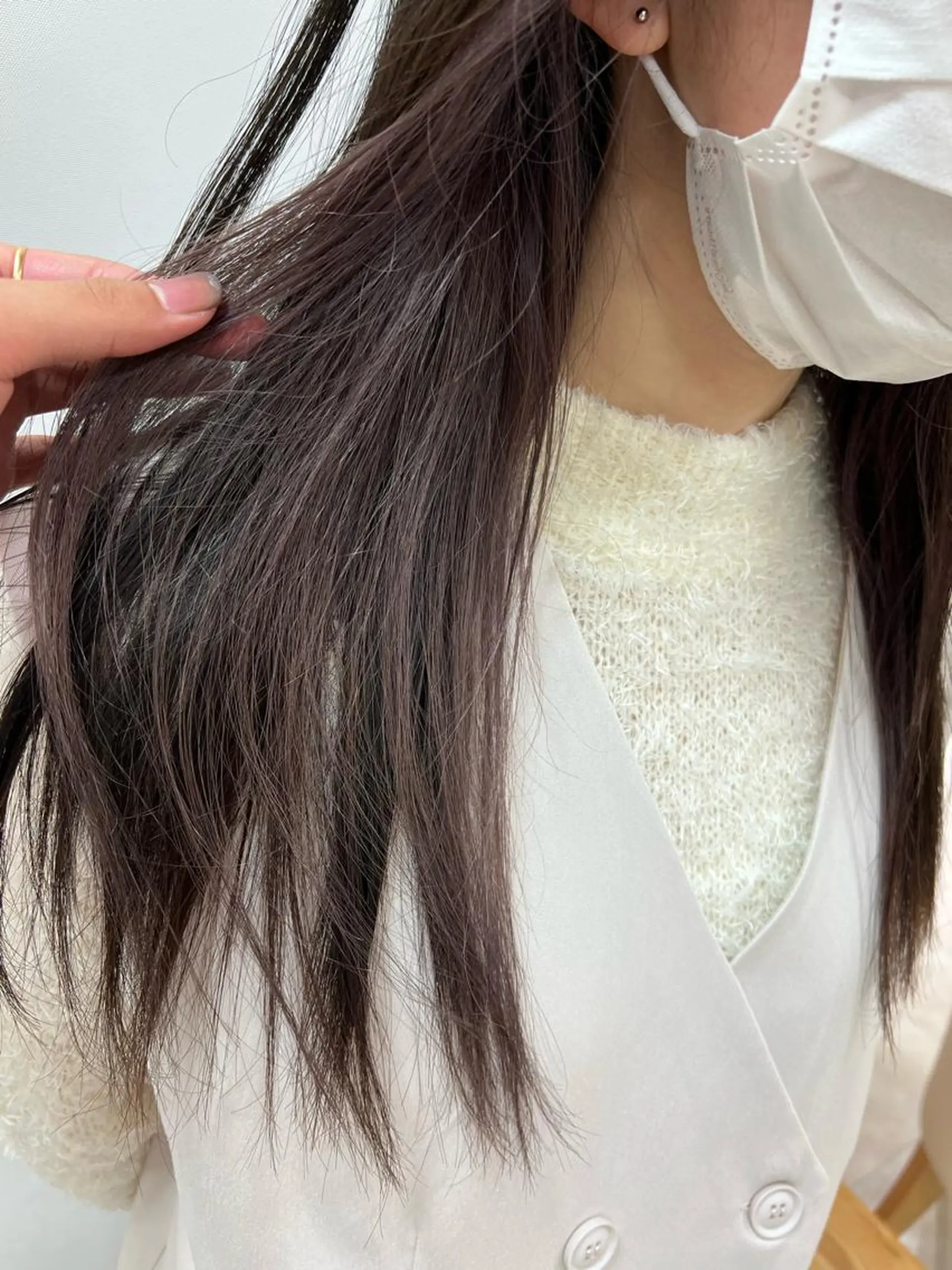 ロング カラー ヘアカラー トリートメント ヘアセット ハイトーン/ウルフ /レイヤー/坂野幸伸のヘアスタイル