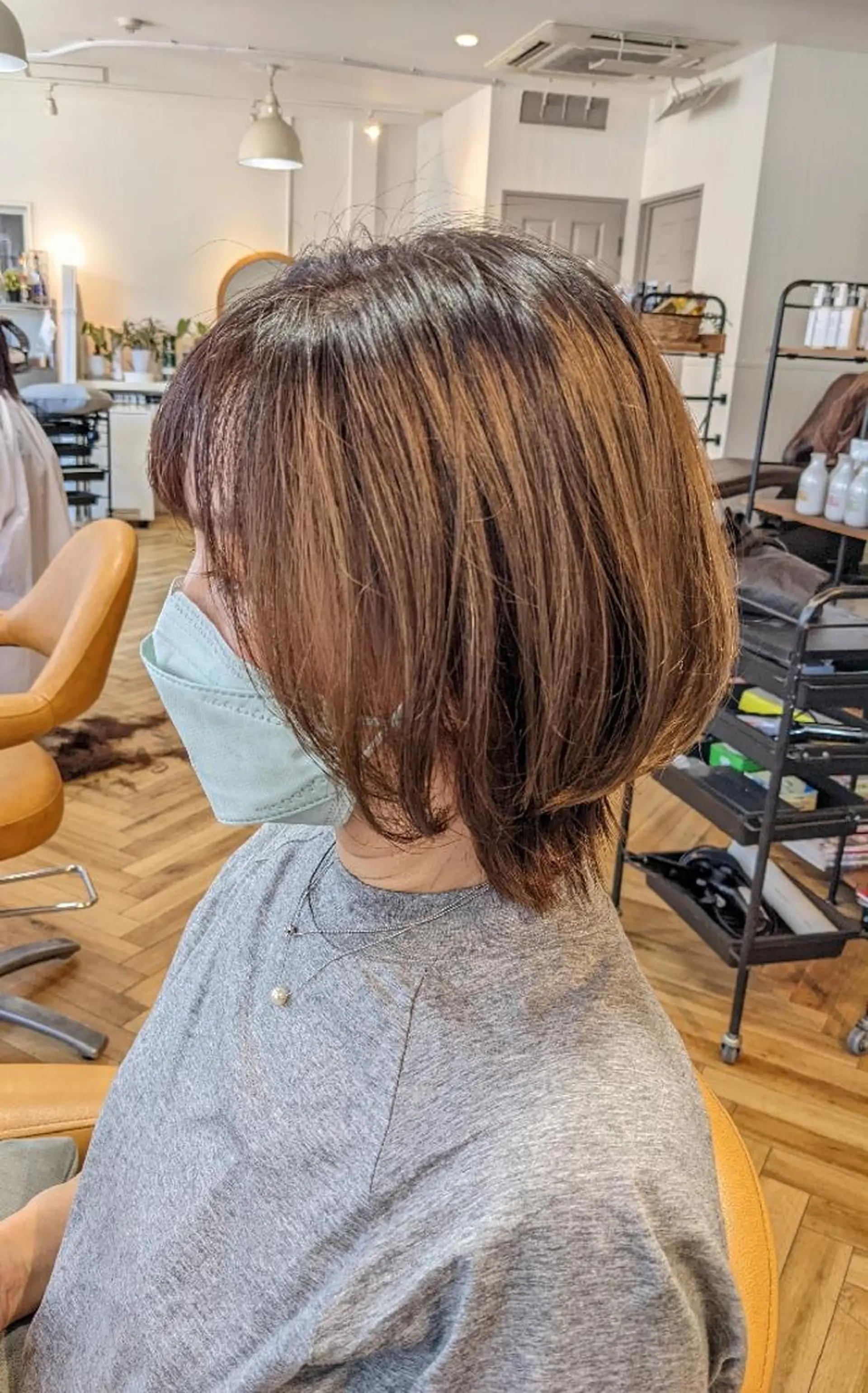 ショート 外ハネヘア 中野 雅子のヘアスタイル