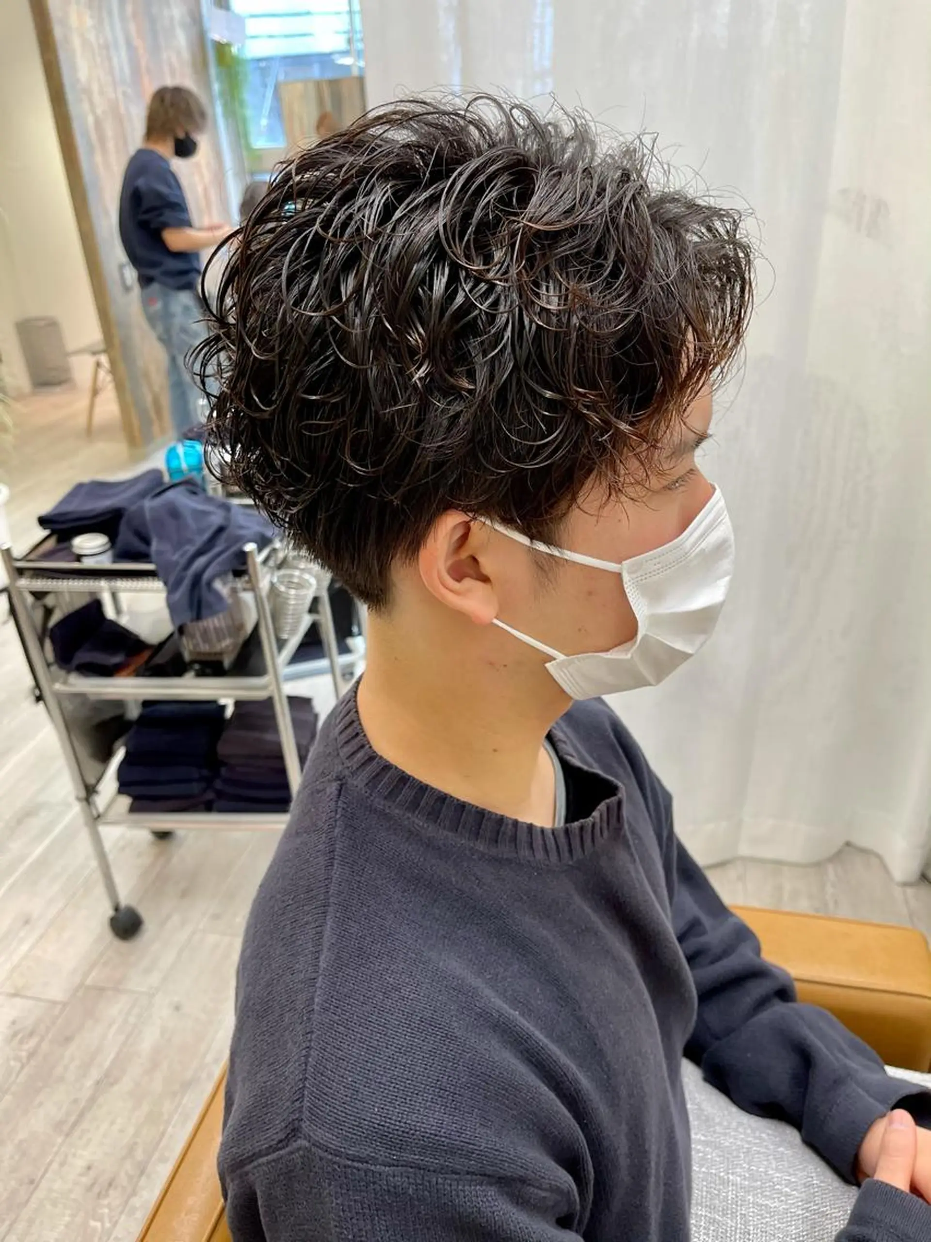 ショート パーマ メンズ メンズパーマ カット パーマ トリートメント メンズ専門 Stylist吉川のヘアスタイル