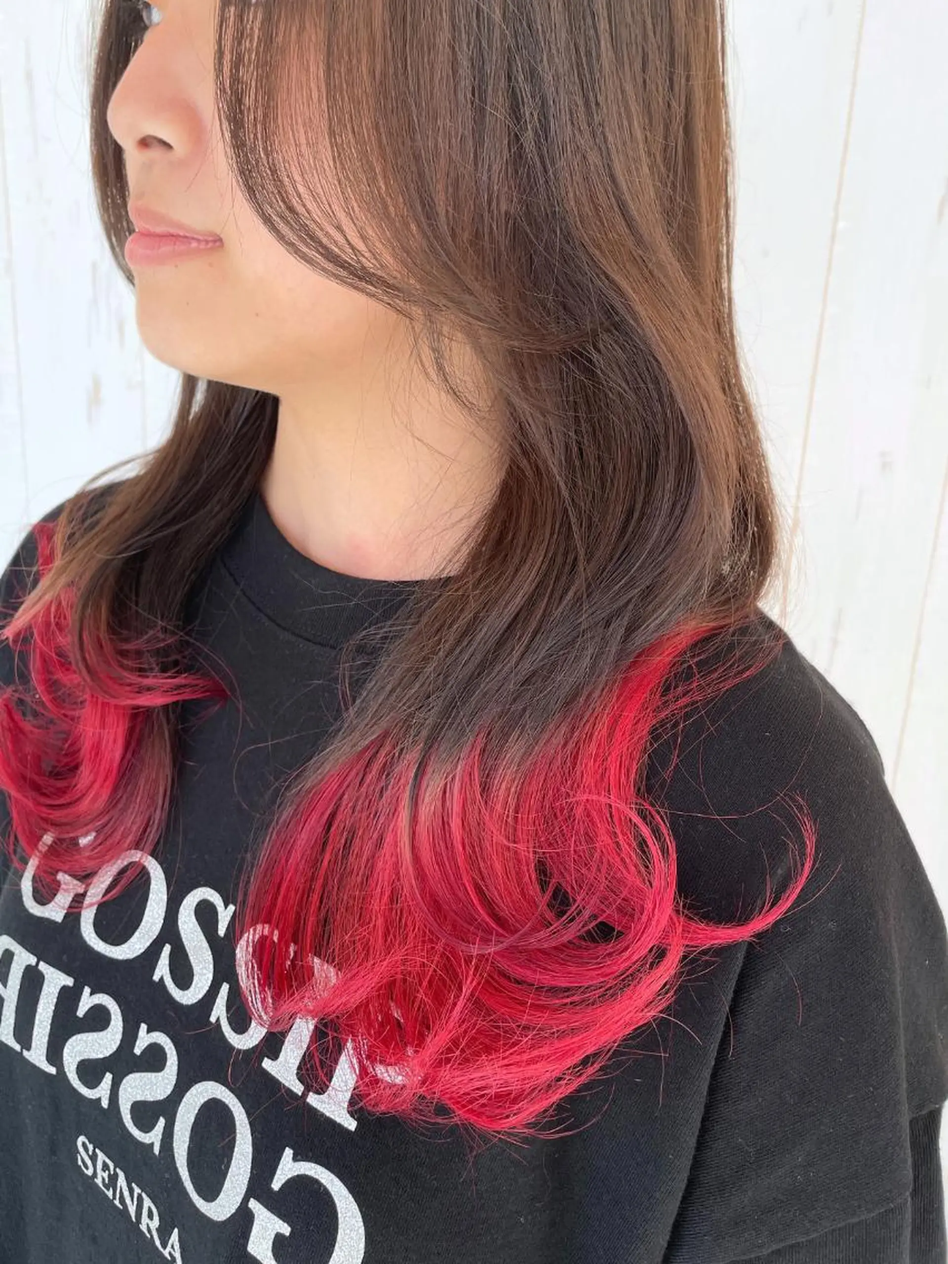 セミロング カラー ベージュカラー ブリーチ カット ヘアカラー ボブ/透明感カラー 🤍永田真穂のヘアスタイル