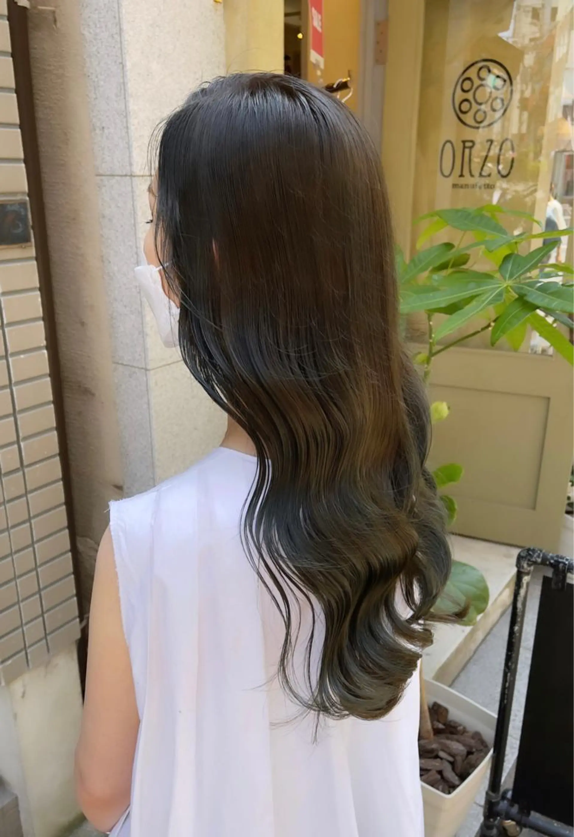ロング カラー 泉 堅也のヘアスタイル