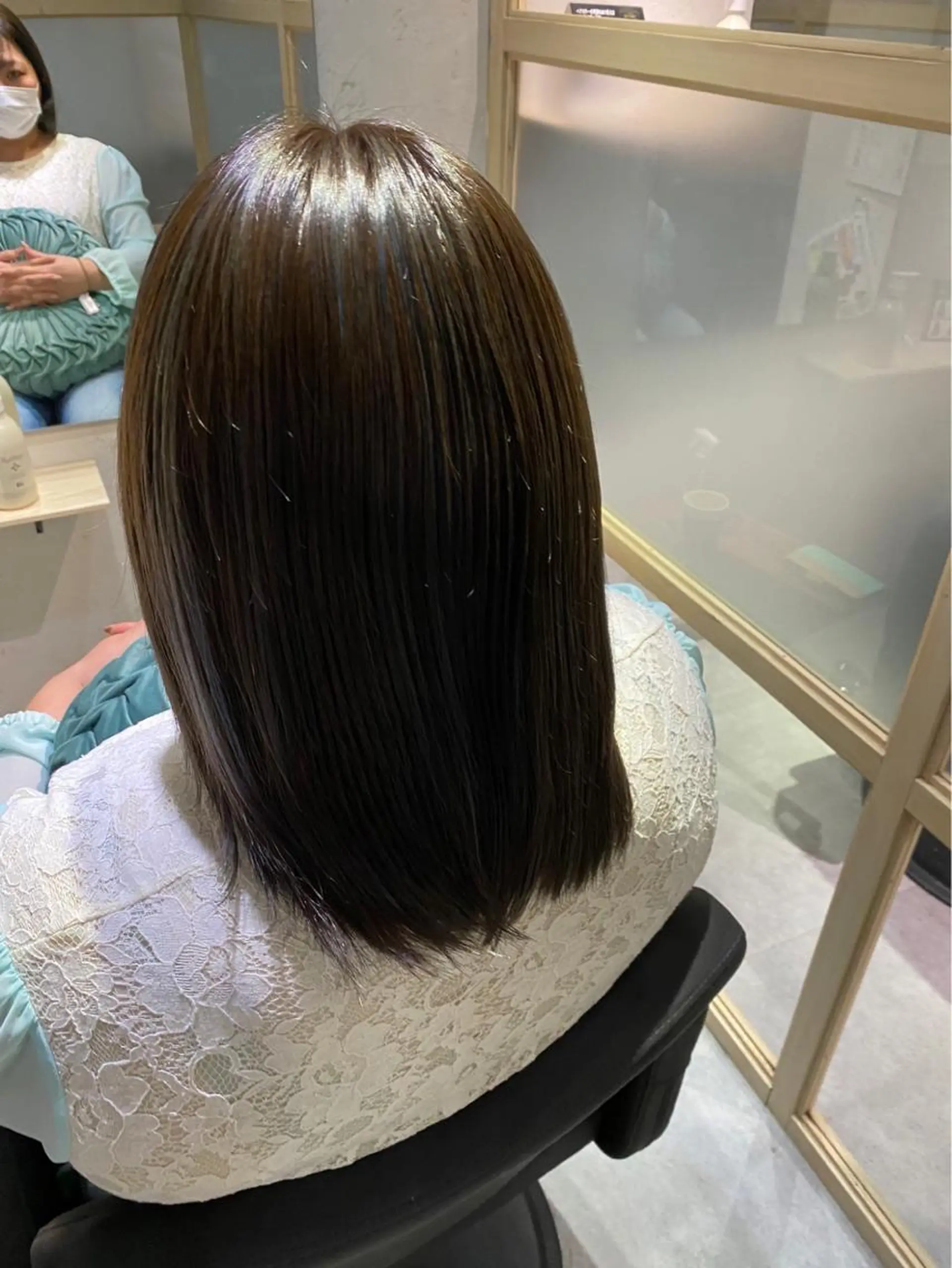 セミロング カラー JOS所属・上野/エフェクトブリ ーチ✂︎touiのヘアスタイル