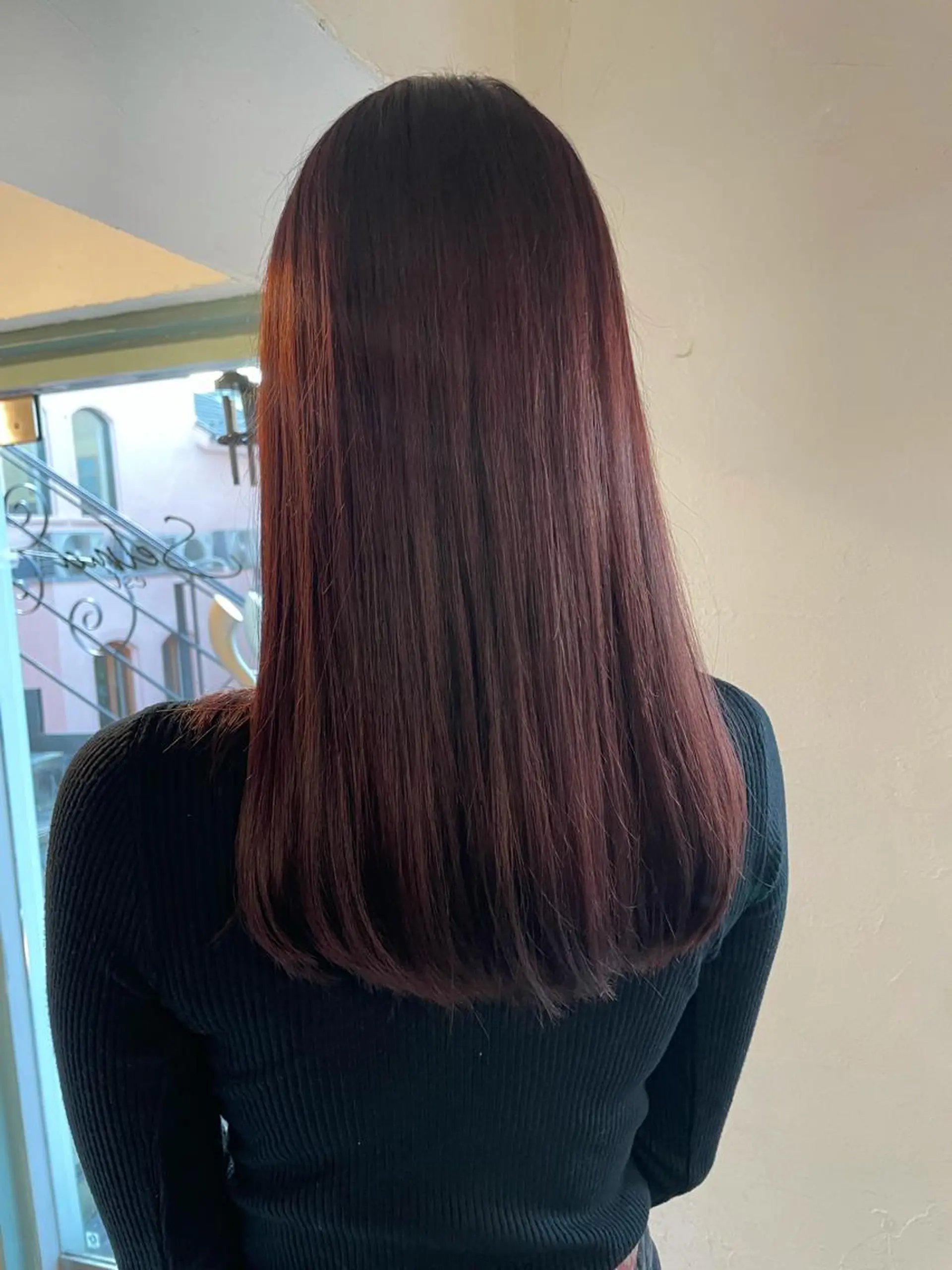 ロング カラー ブリーチ ブリーチなしカラー ピンクカラー カット ヘアカラー トリートメント selma est所属・ショート/韓国ヘア Moto✂︎のヘアスタイル