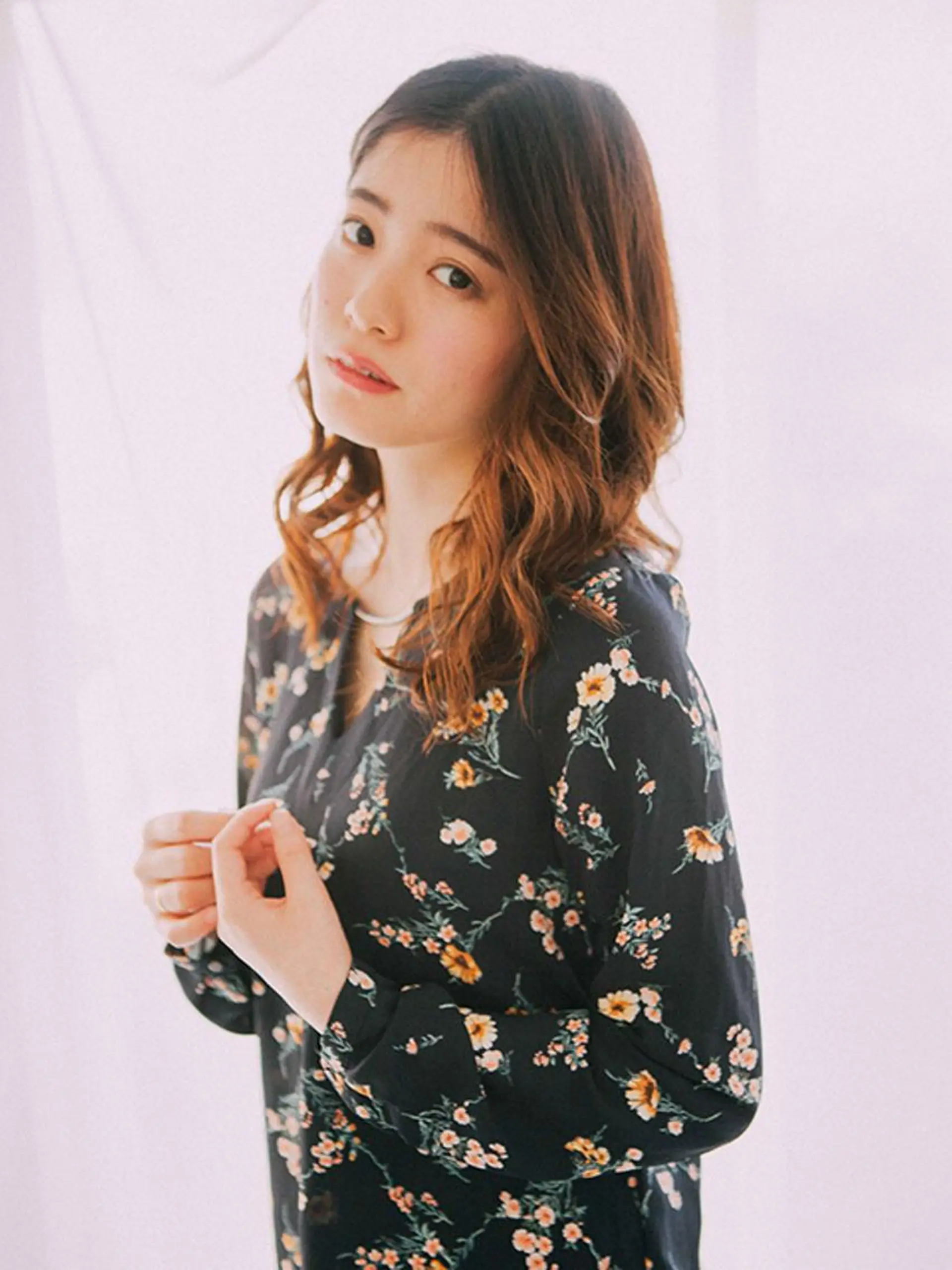 セミロング パーマ ヘアアレンジ 【公式】amble luxe池袋東口🩷のヘアスタイル