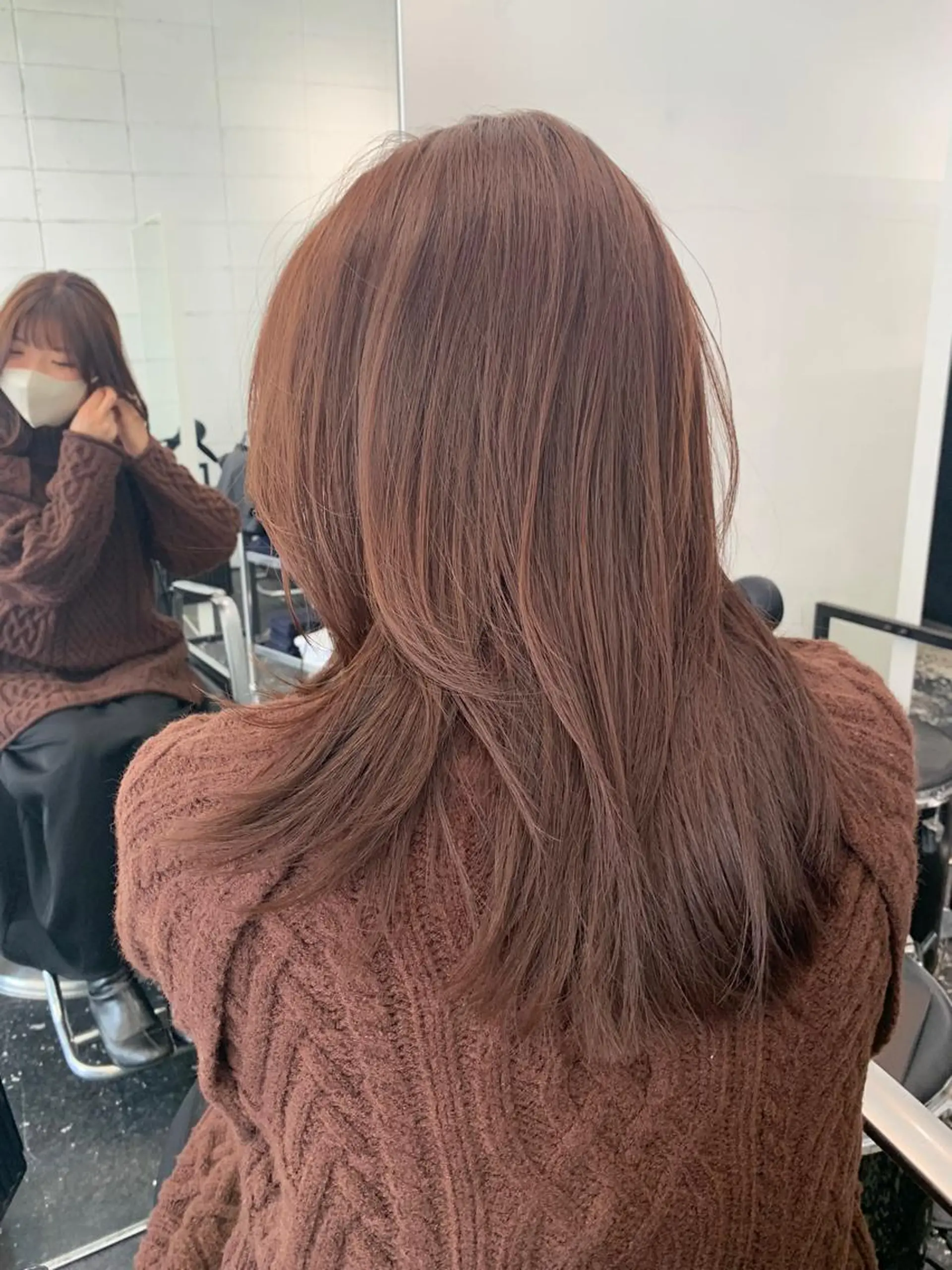 ミディアム カラー カット ヘアカラー レイヤーカット/艶髪 ✨💭KIRARIのヘアスタイル