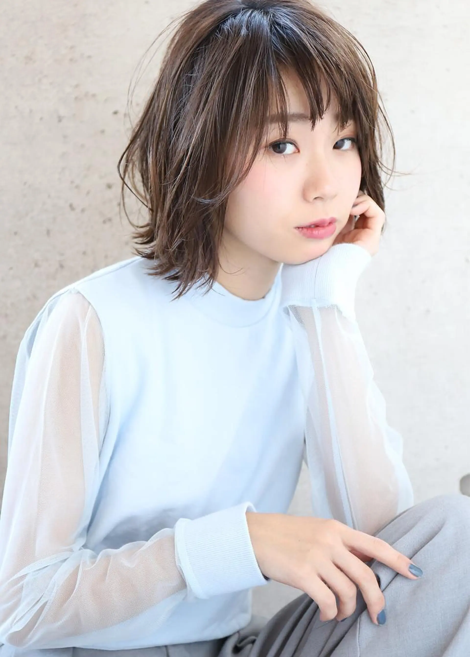 ミディアム ボブ カット 🌼こやま かおり🌼のヘアスタイル