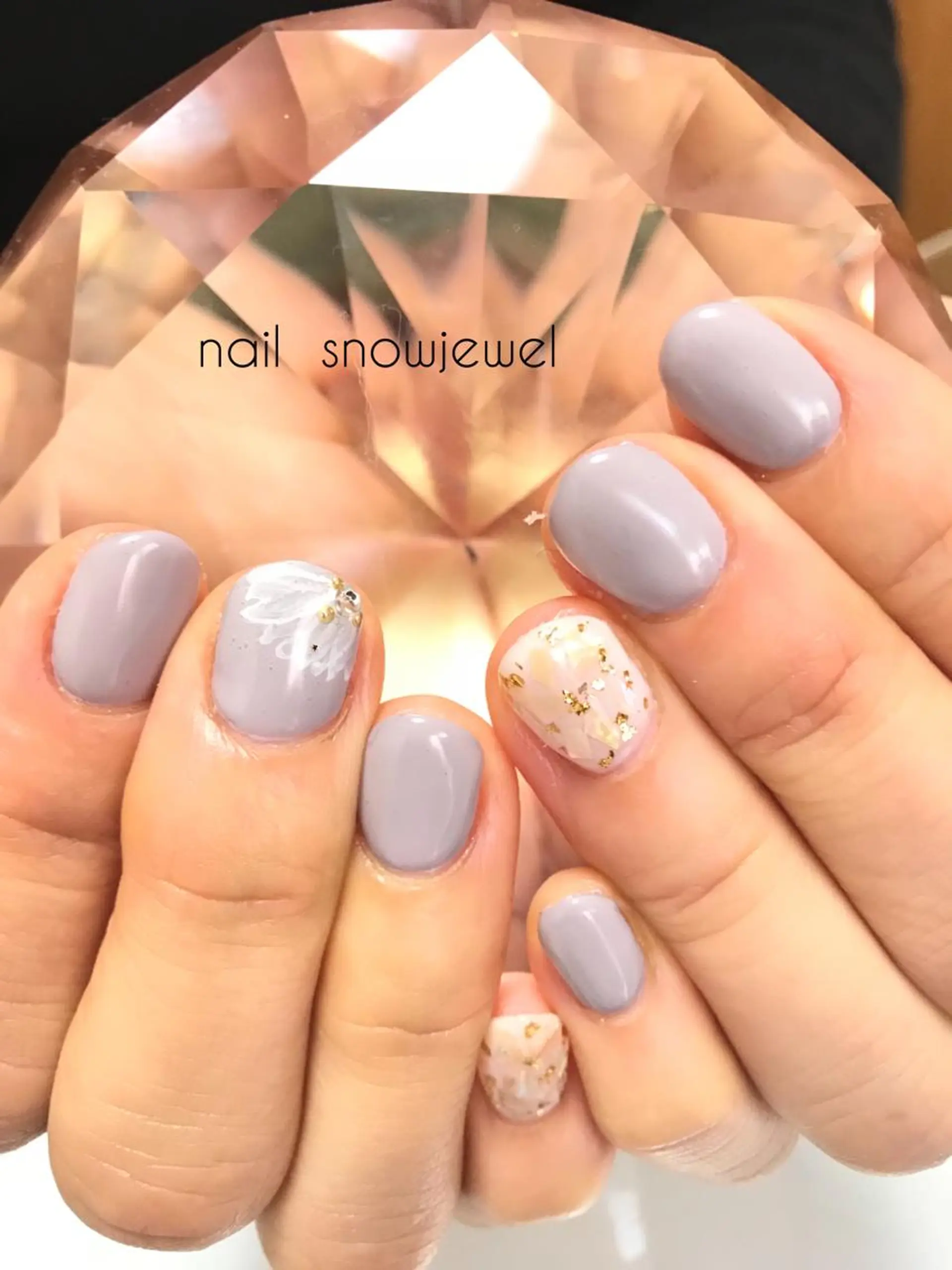 ネイル フラワーネイル nail snowjewelのネイルデザイン