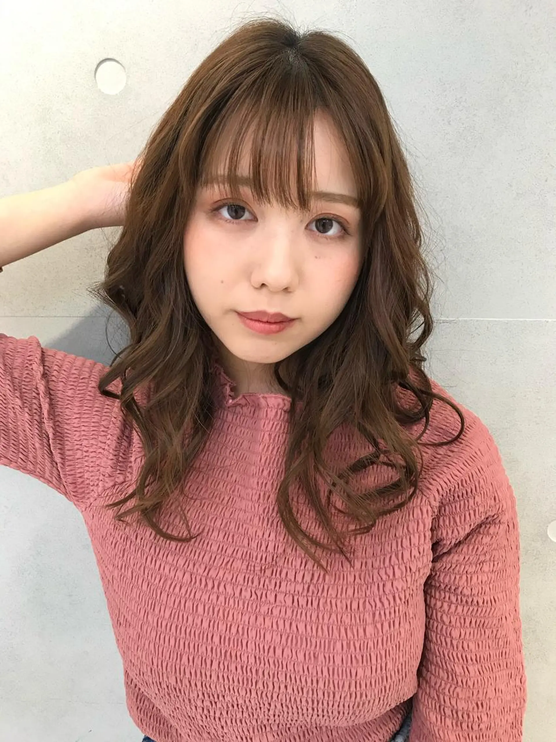 セミロング 透明感カラーブリーチ 🌼シゲモトアヤ🌼のヘアスタイル