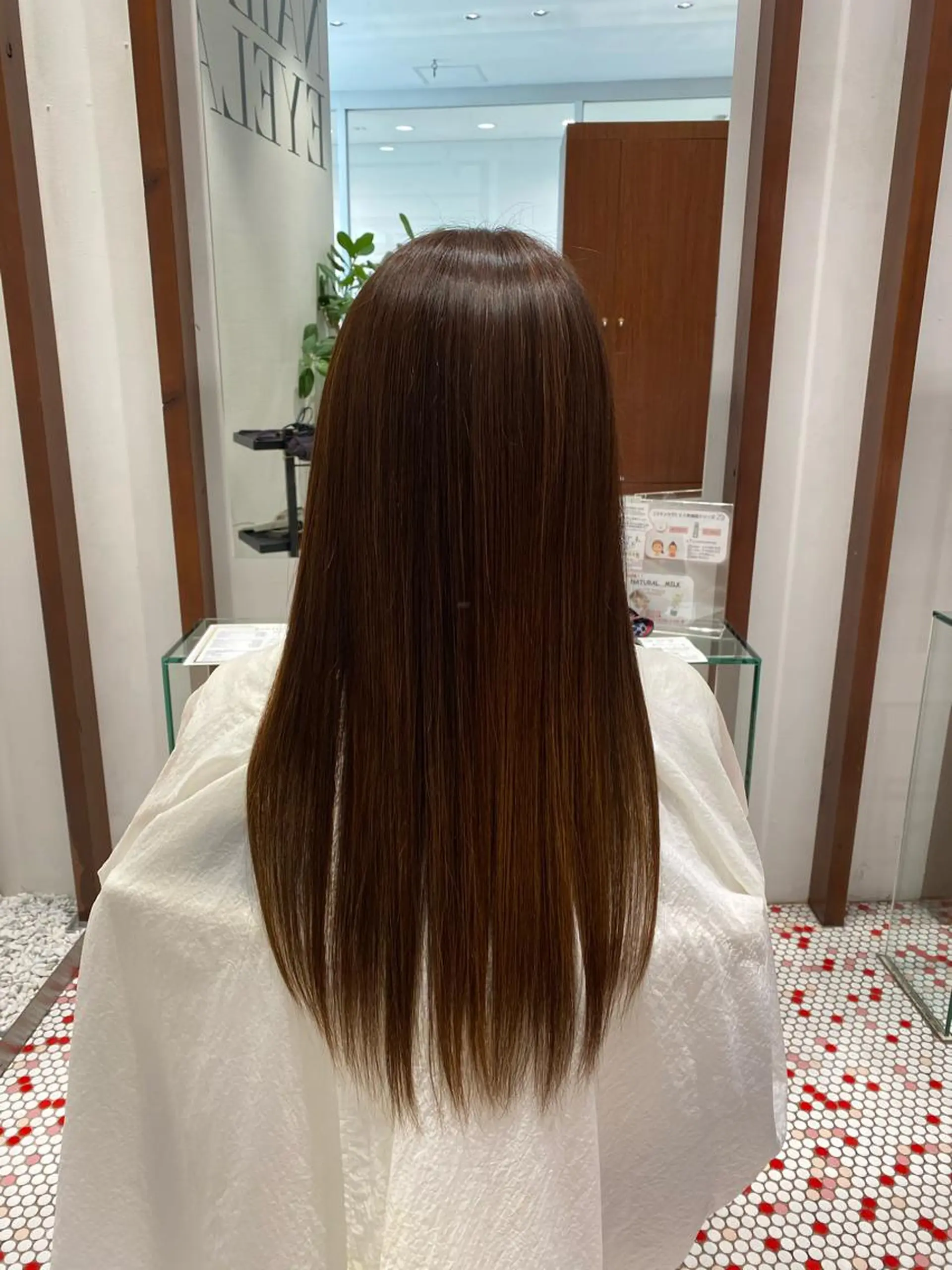 ロング 中谷 明日香のヘアスタイル