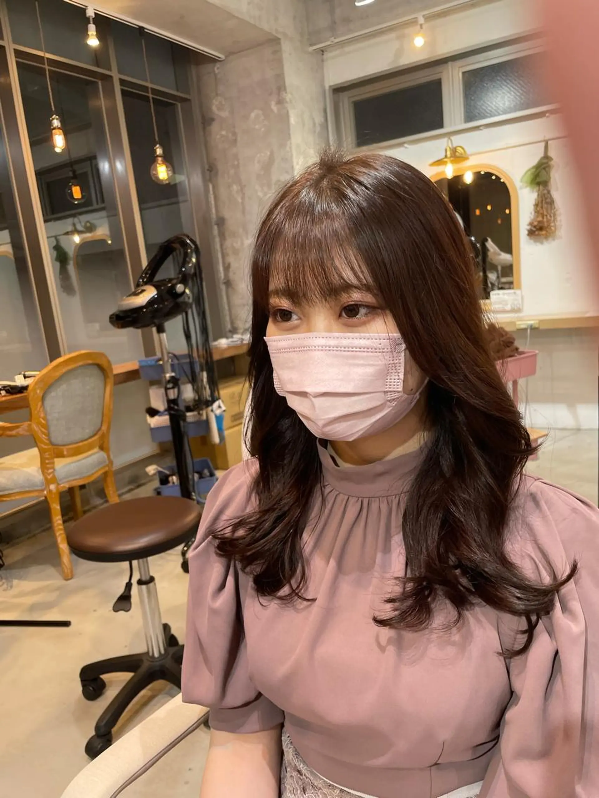 ロング 横山将大/wカラー/ 韓国風パーマ/恵比寿のヘアスタイル