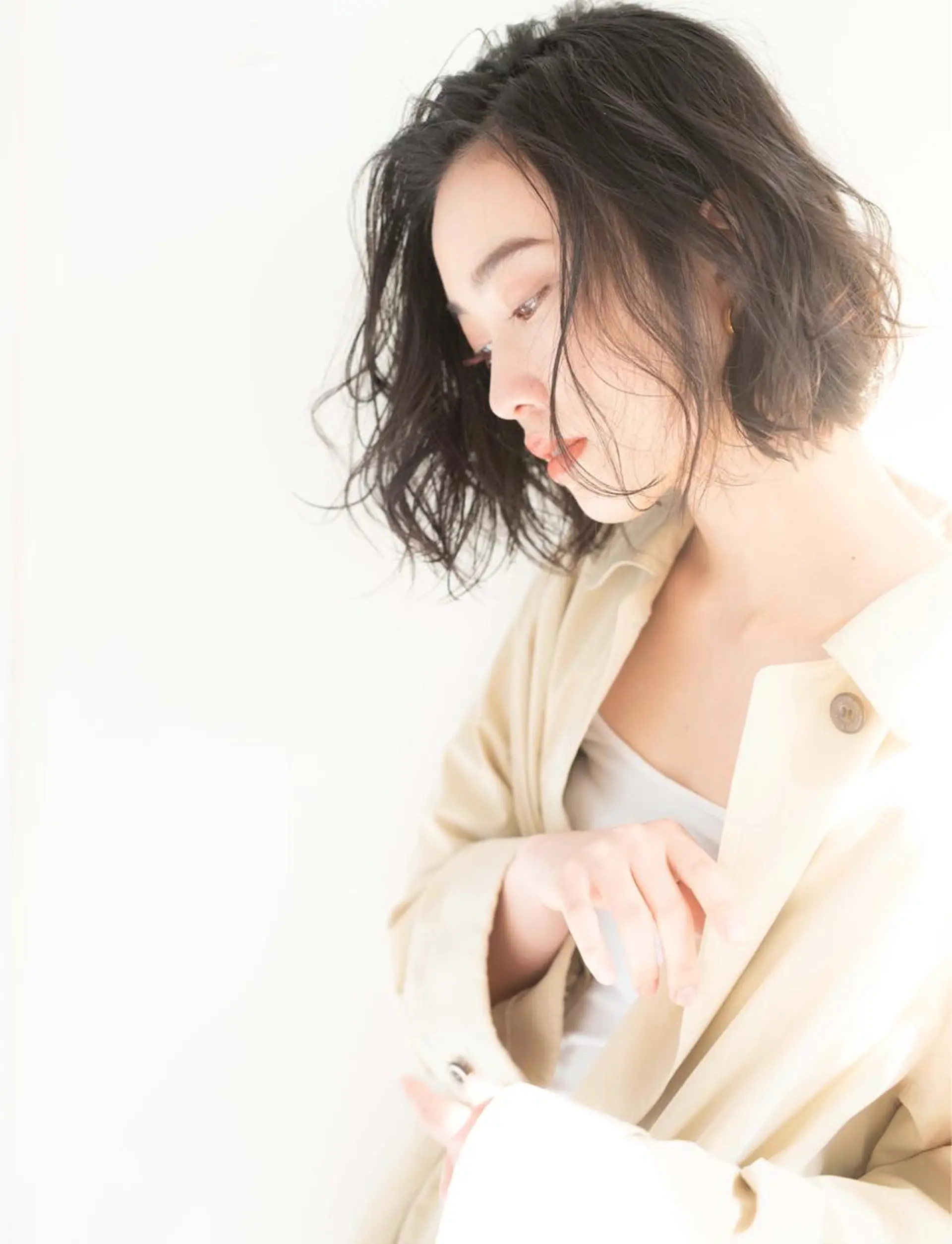 ショート カラー ボブ 宮本 聖希のヘアスタイル