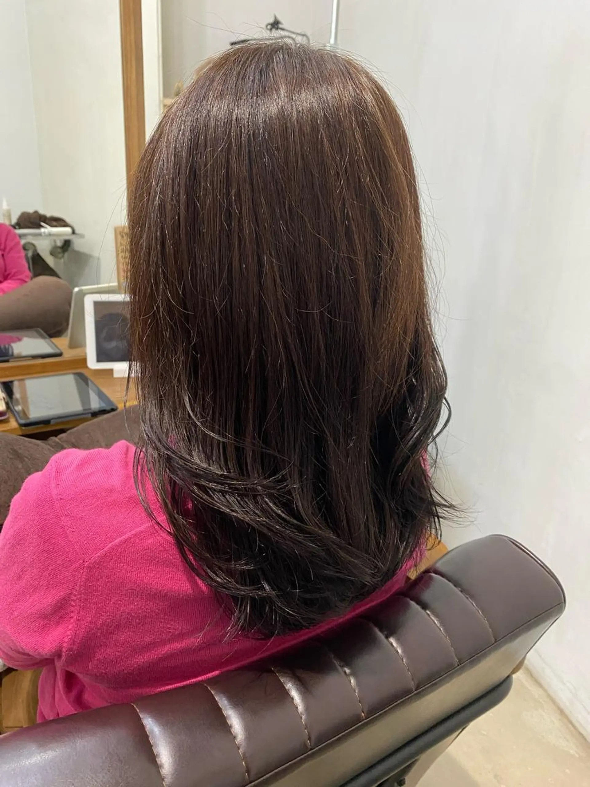 セミロング POCKET  いわき店所属・諸橋 美波のヘアスタイル