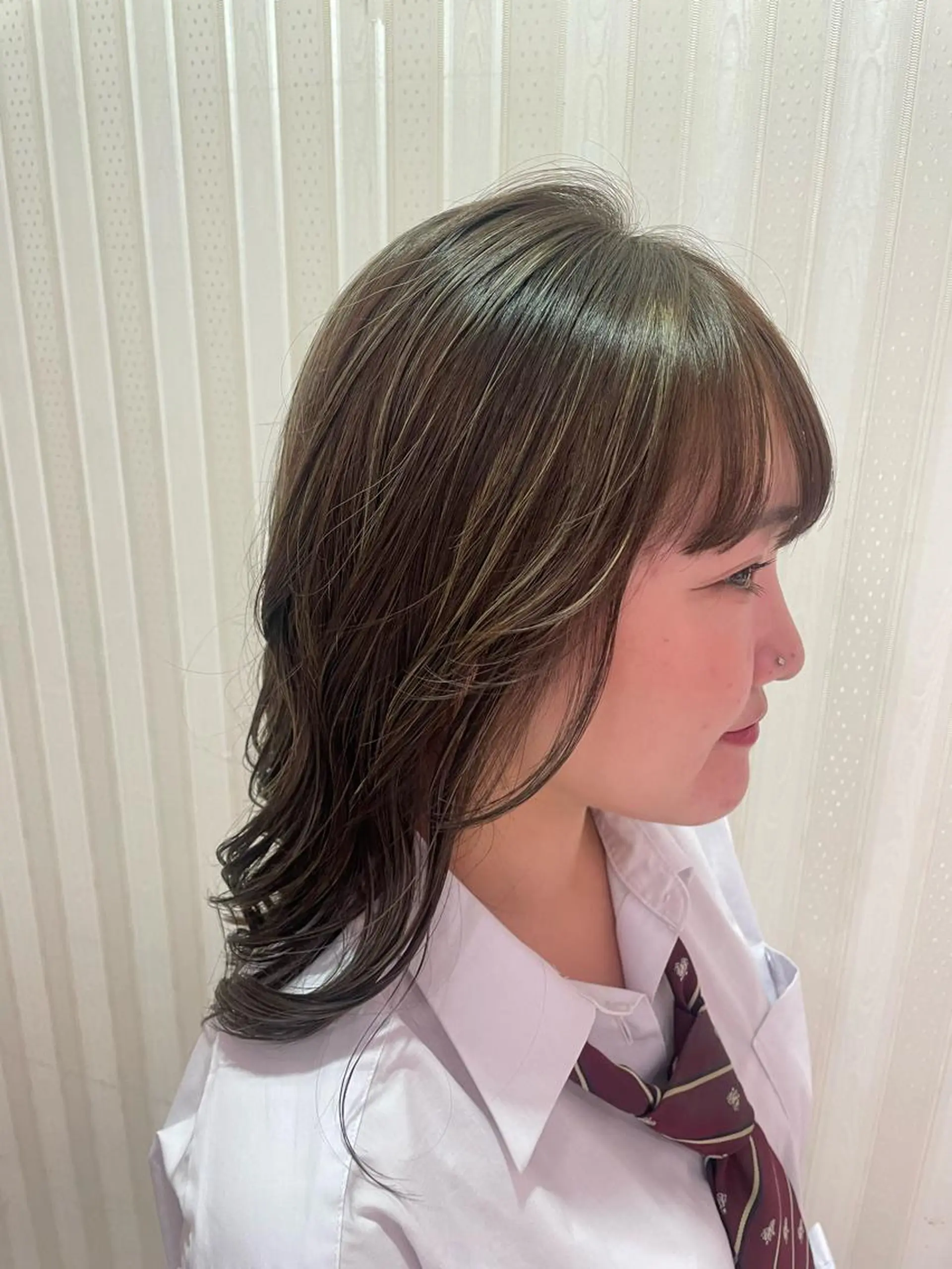 ミディアム カラー ヘアカラー トリートメント 💞暖色カラー 💞risaのヘアスタイル