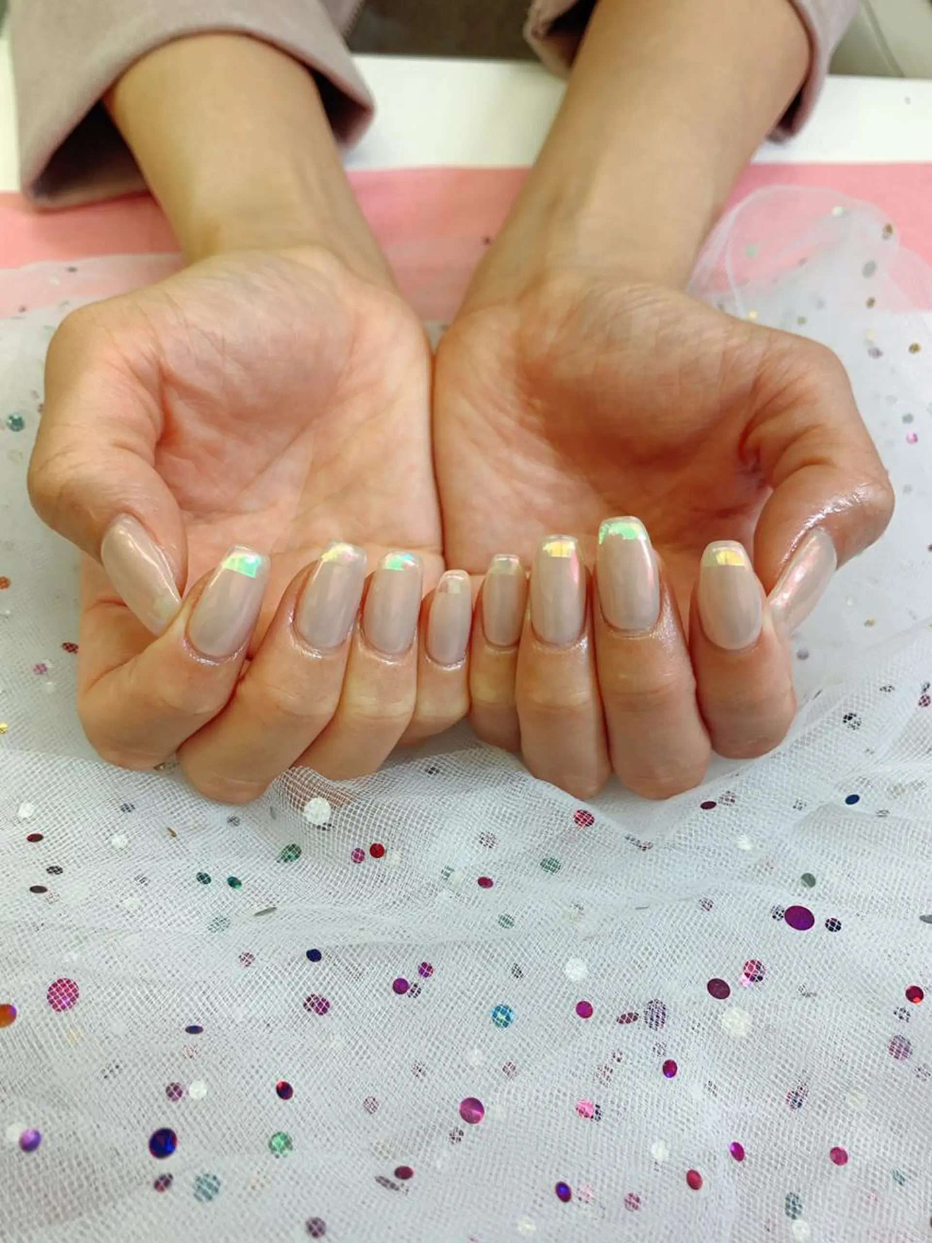 ネイル カラー 🦋ネイルサロン ブラン🌈ゆりのネイルデザイン
