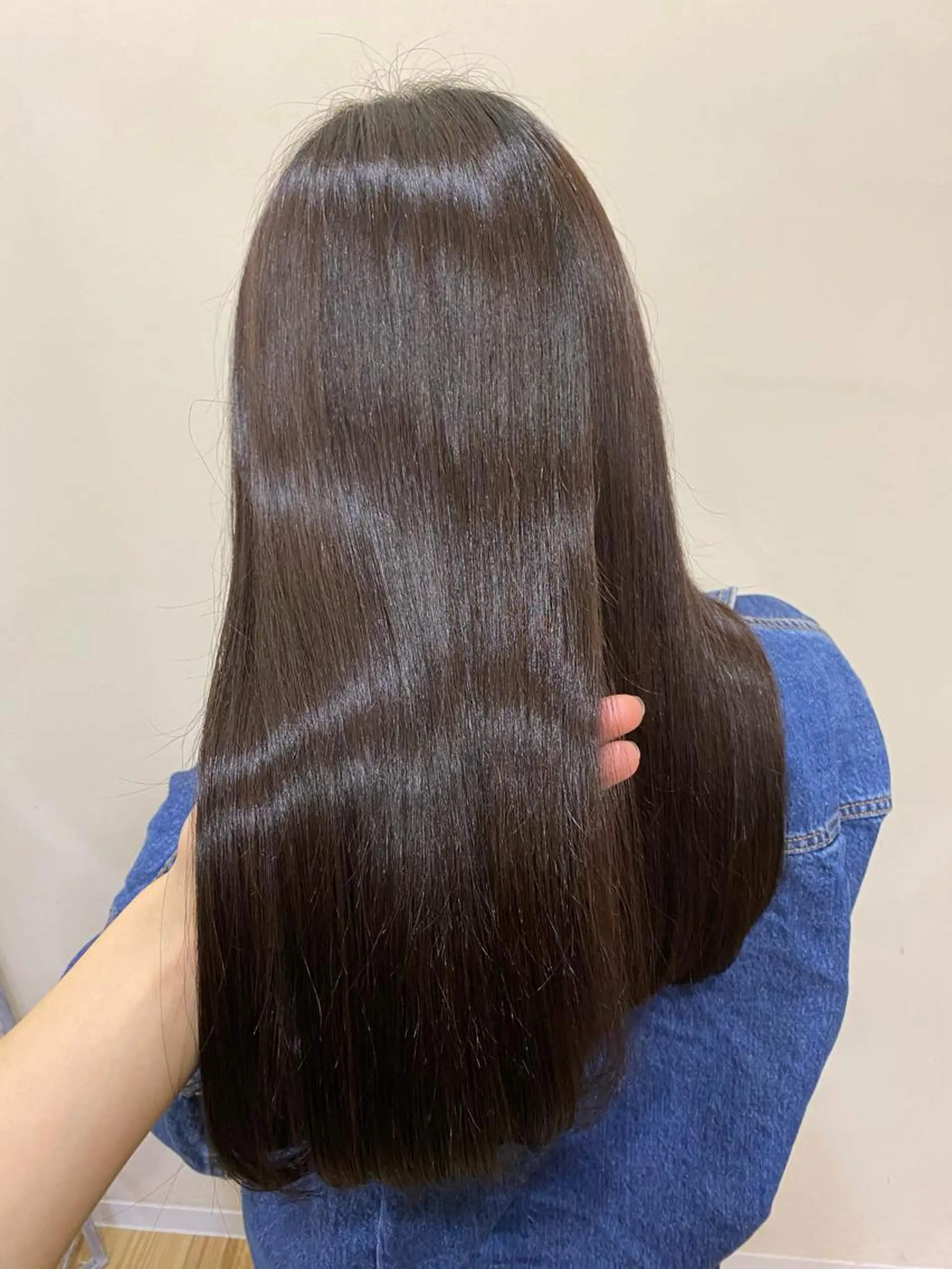 セミロング 北山 なるみのヘアスタイル
