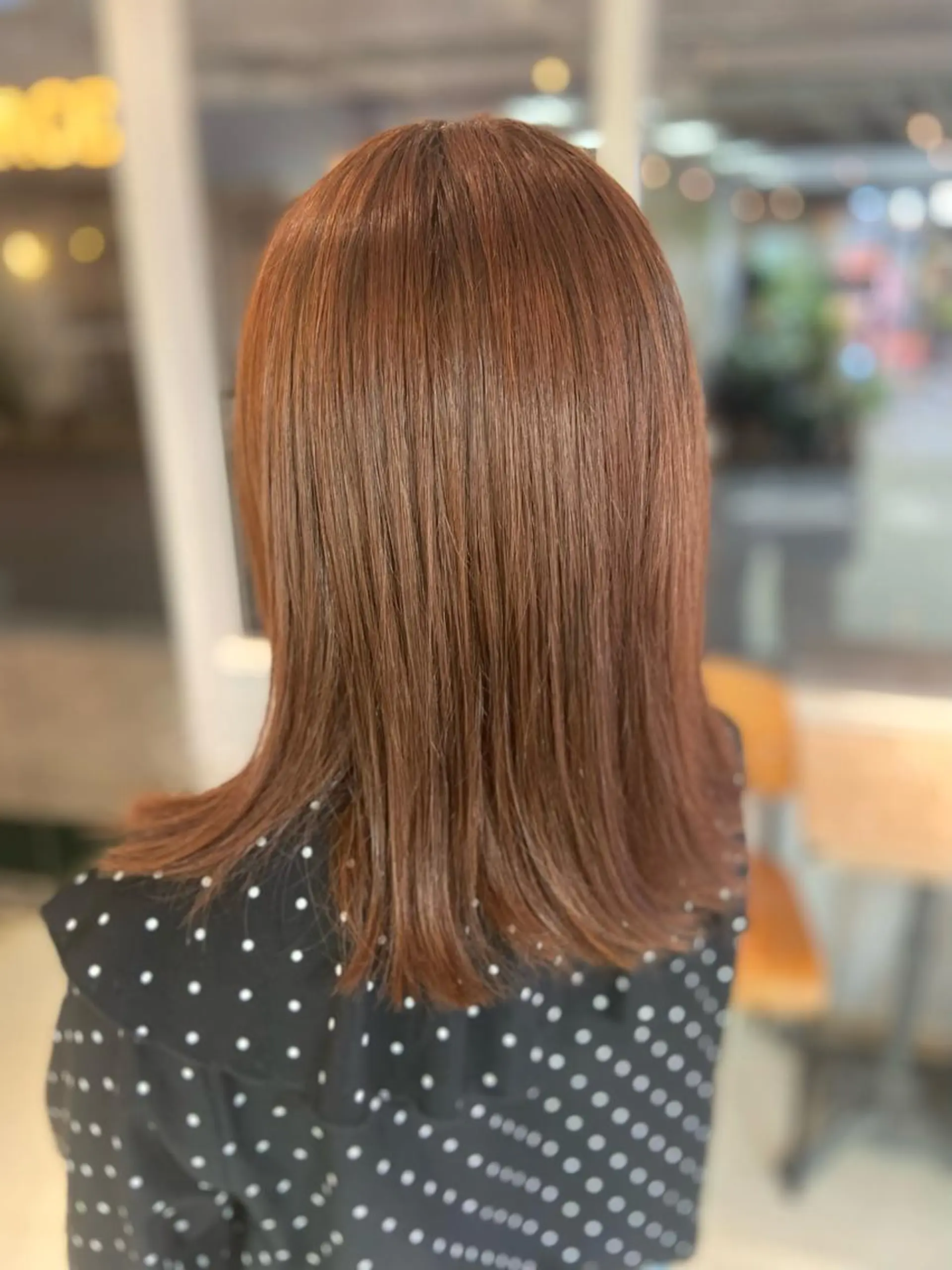 セミロング カラー カット ヘアカラー トリートメント 菊地 美憂のヘアスタイル