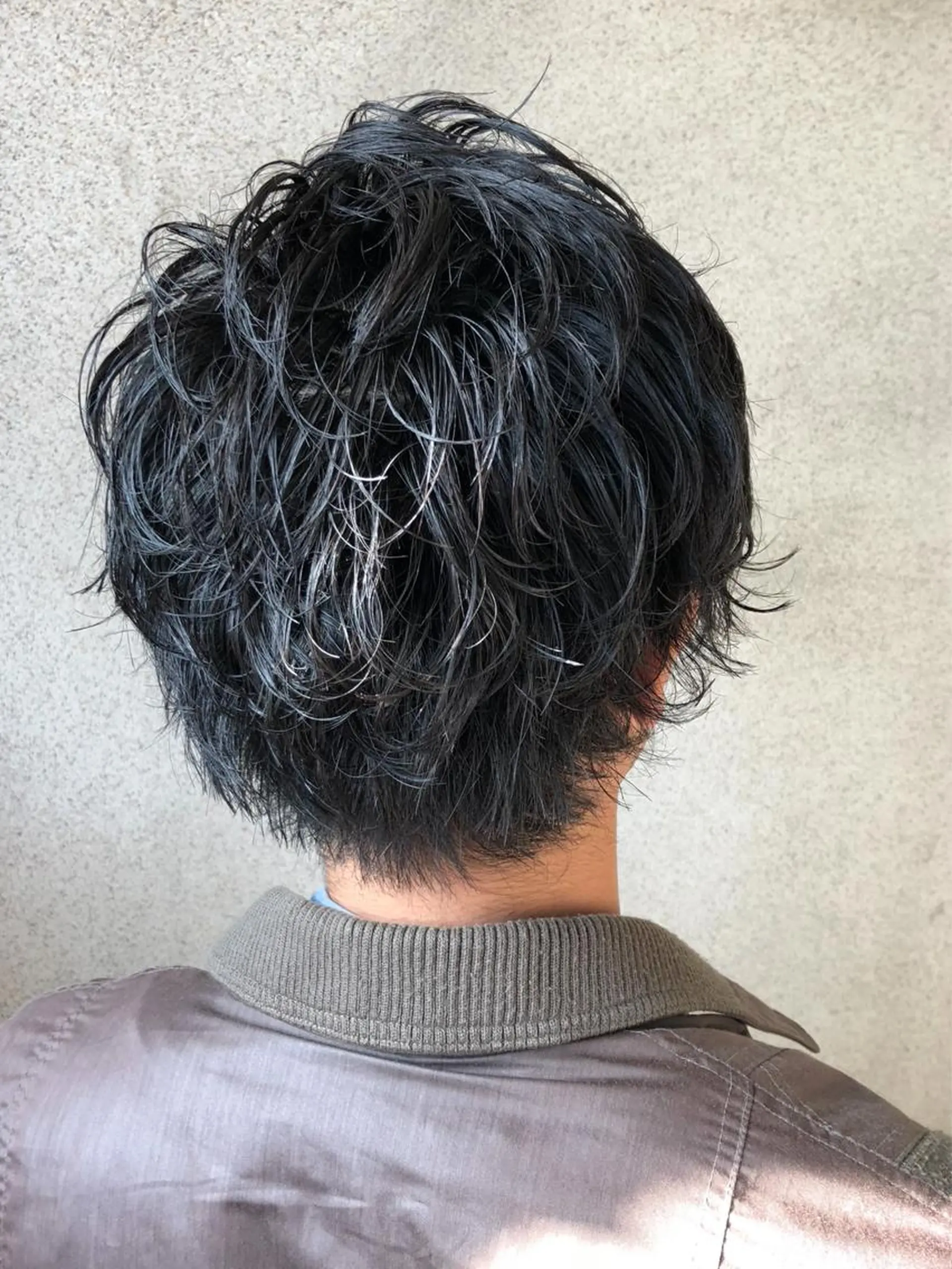 ショート カラー パーマ ヘアアレンジ メンズ メンズパーマの巨匠 鈴木純のヘアスタイル