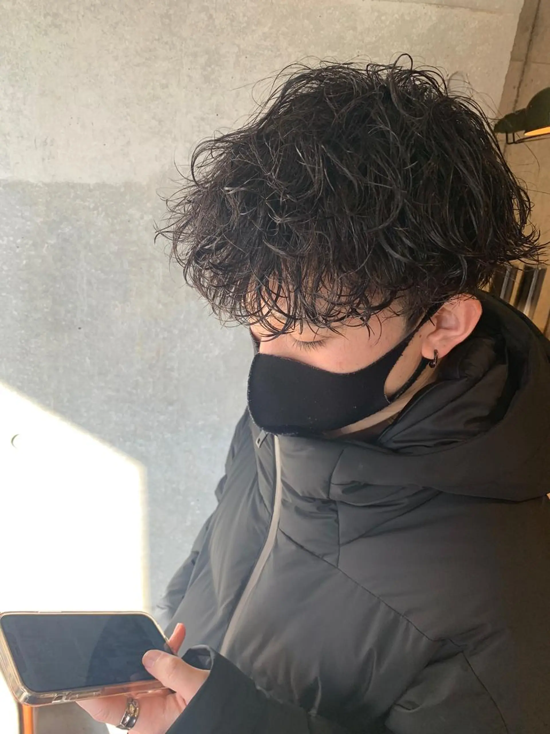 パーマ メンズ メンズパーマ 波巻きパーマ スパイラルパーマ カット パーマ Produce with SALON VILLAGE所属・メッシュパーマ職人/ 窪田 優也/ツイスパのヘアスタイル