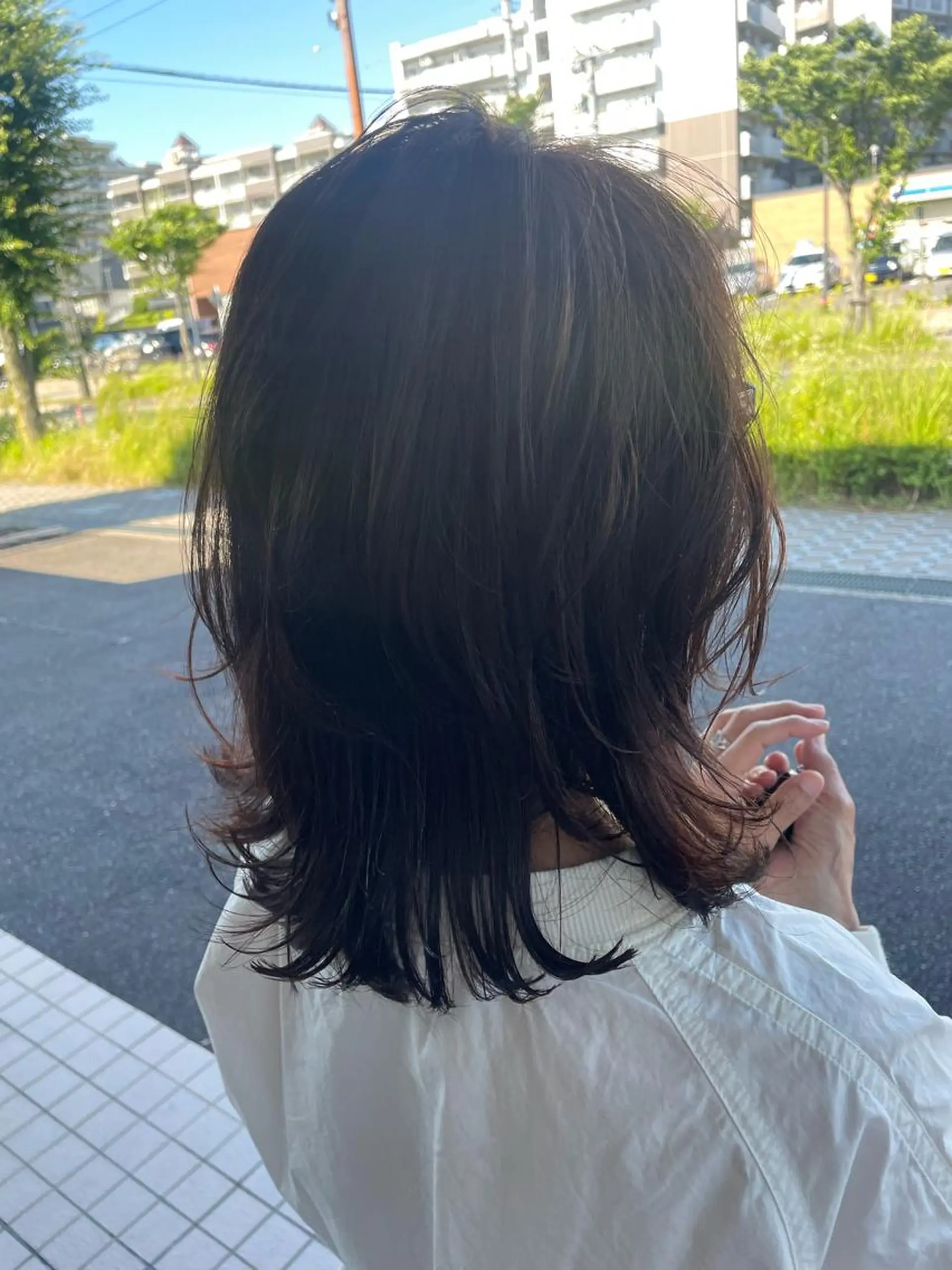 ミディアム 髪質改善/ハイライト /🌈瀧澤夕花のヘアスタイル