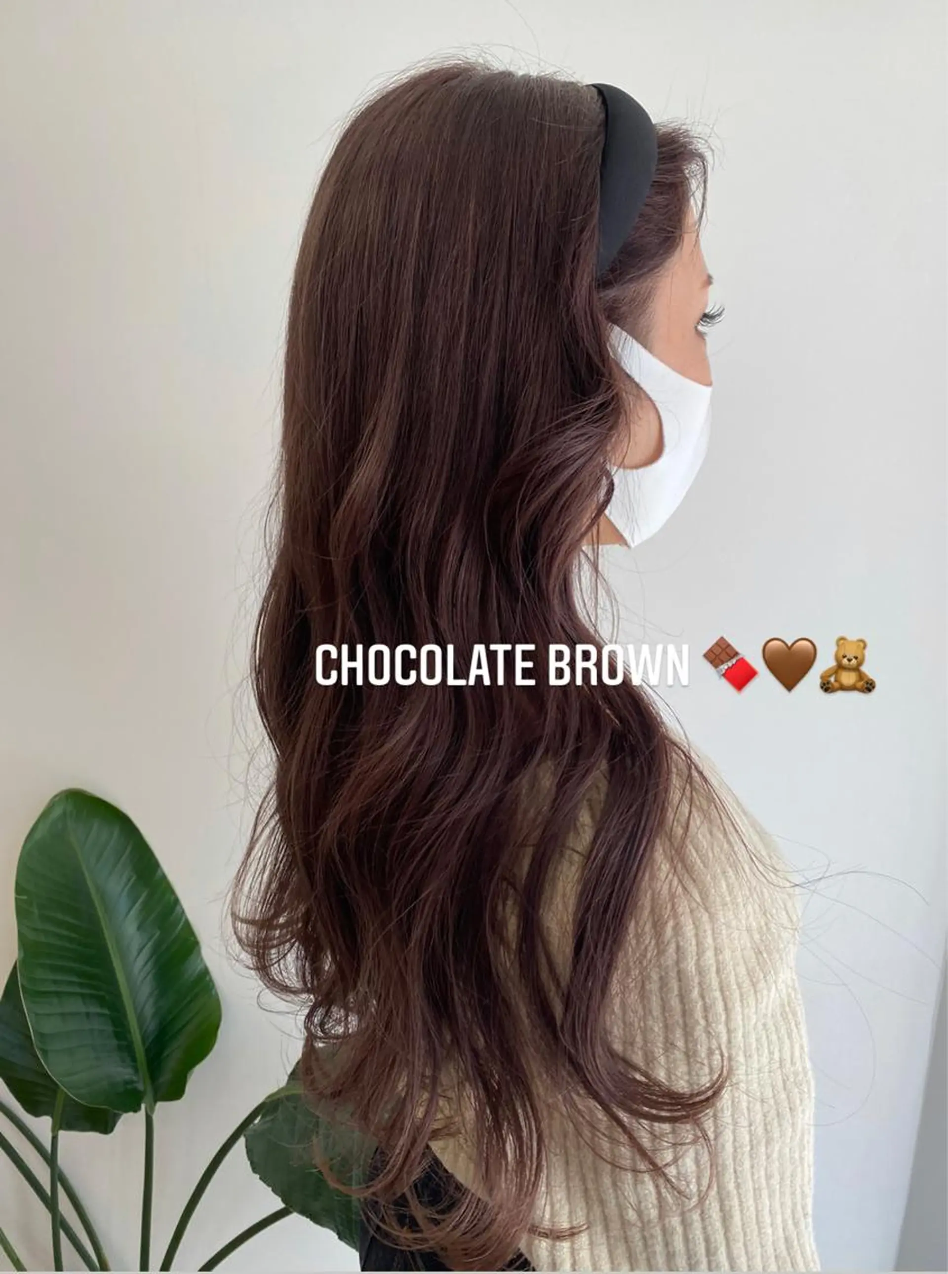 ロング カラー ブラウンカラー 韓国風ヘア ヘアカラー Rina  のヘアスタイル