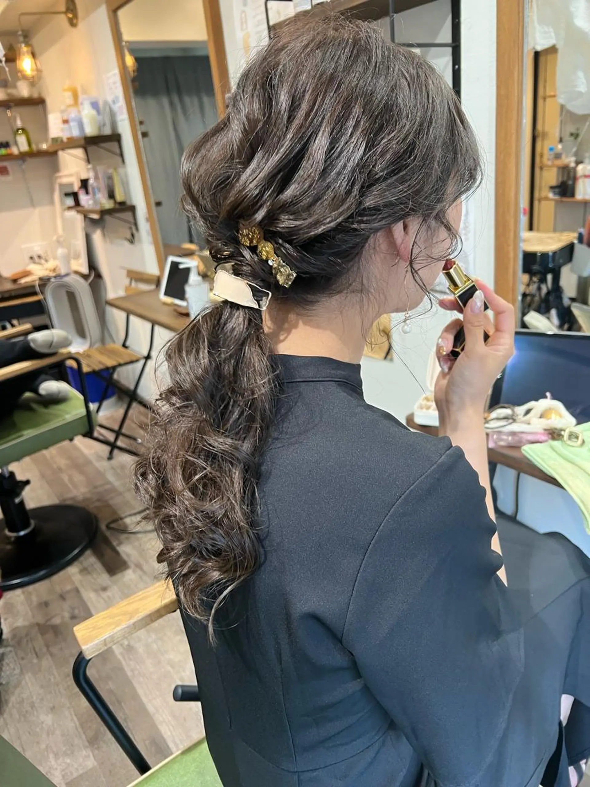 ヘアアレンジ ヘアセット カラーパティシエ facce🌼ikoのヘアスタイル