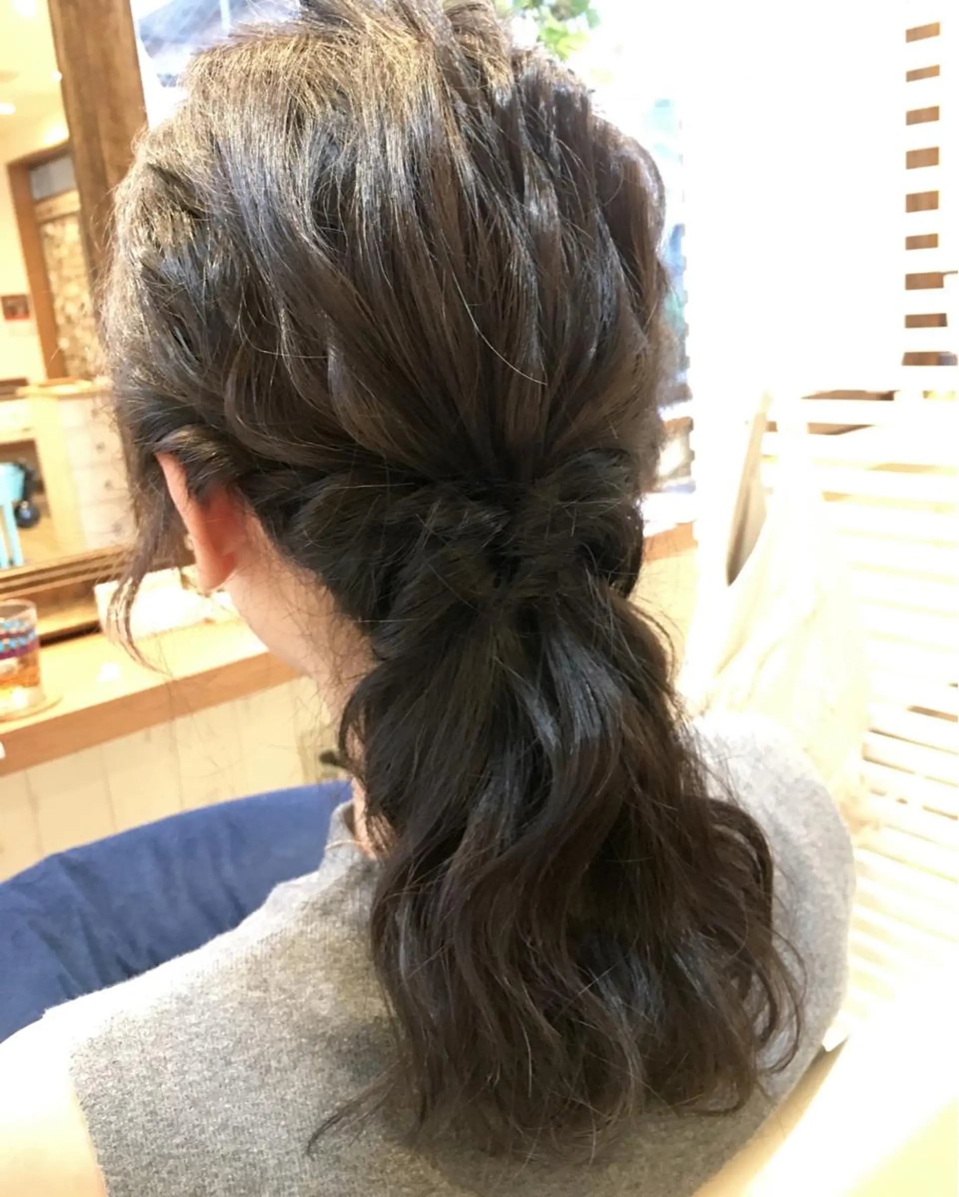 ヘアアレンジ ハーフアップ ショート、ボブ シマダマサトのヘアスタイル