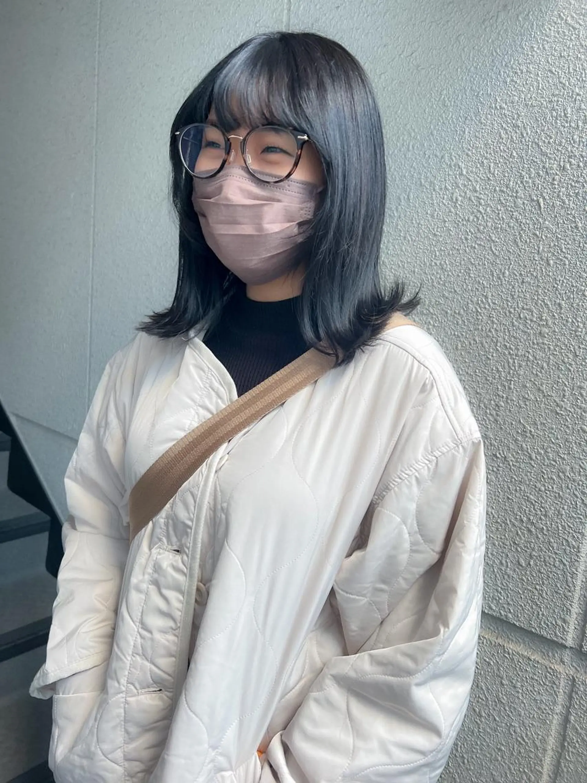 ミディアム カラー 外ハネヘア カラーパティシエ facce🌼ikoのヘアスタイル