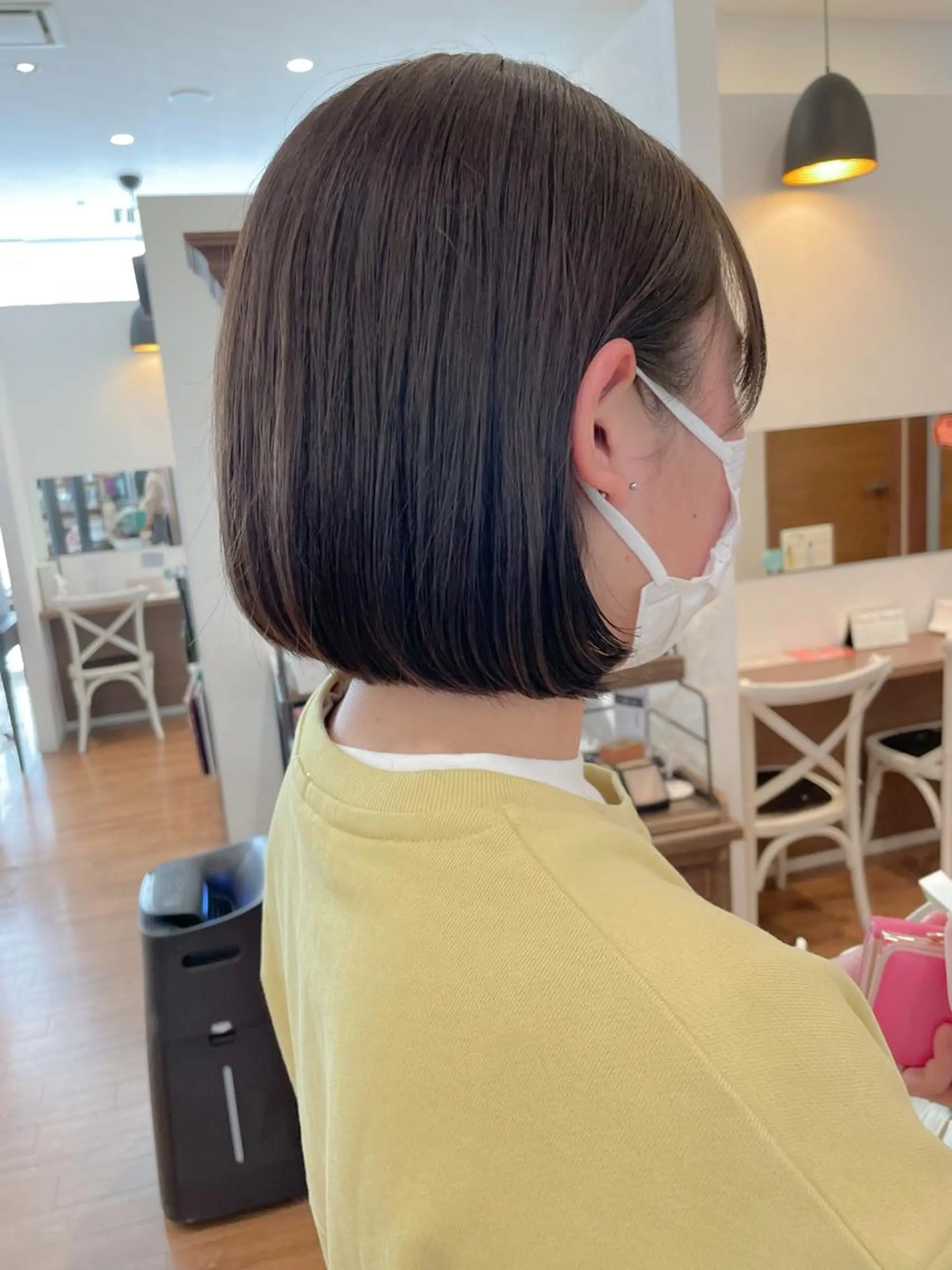 ショート カラー グレージュ オリーブグレージュ オリーブグレー ボブ カット ヘアカラー トリートメント 髪質改善/ブリーチ 田代 龍我のヘアスタイル