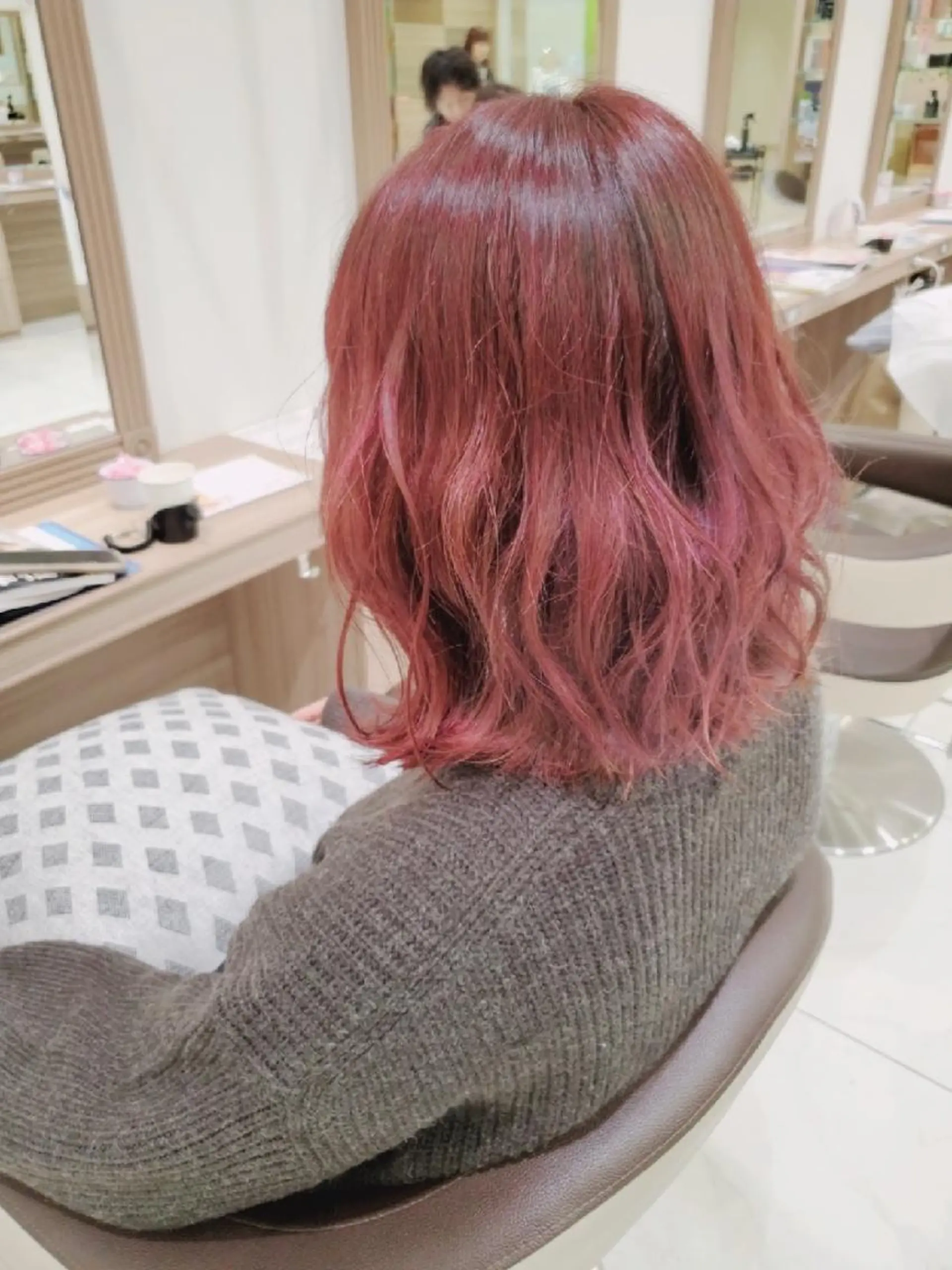 ミディアム カラー ブリーチ イルミナカラー 中村 和貴のヘアスタイル