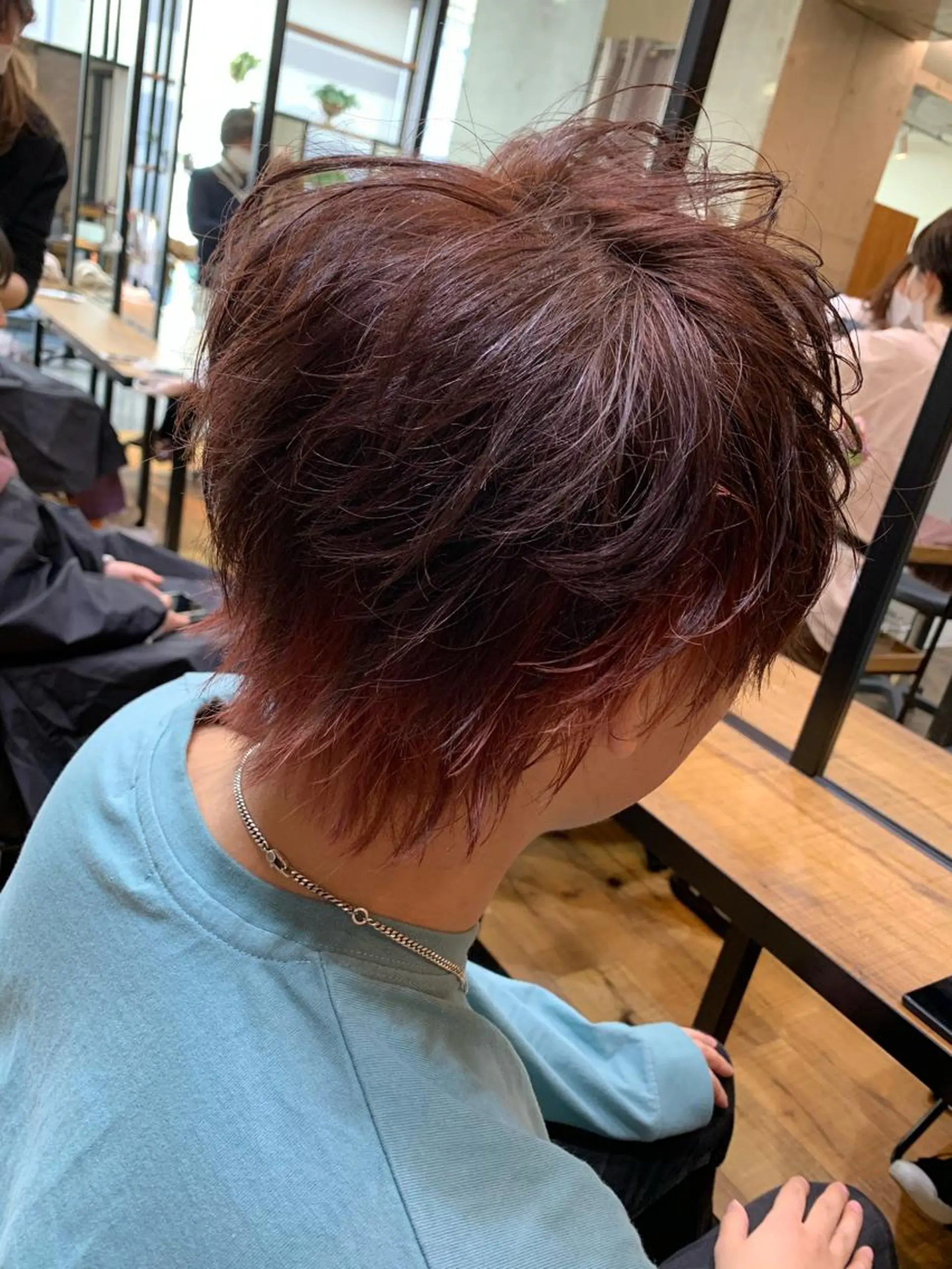 カラー メンズ 天野 開のヘアスタイル