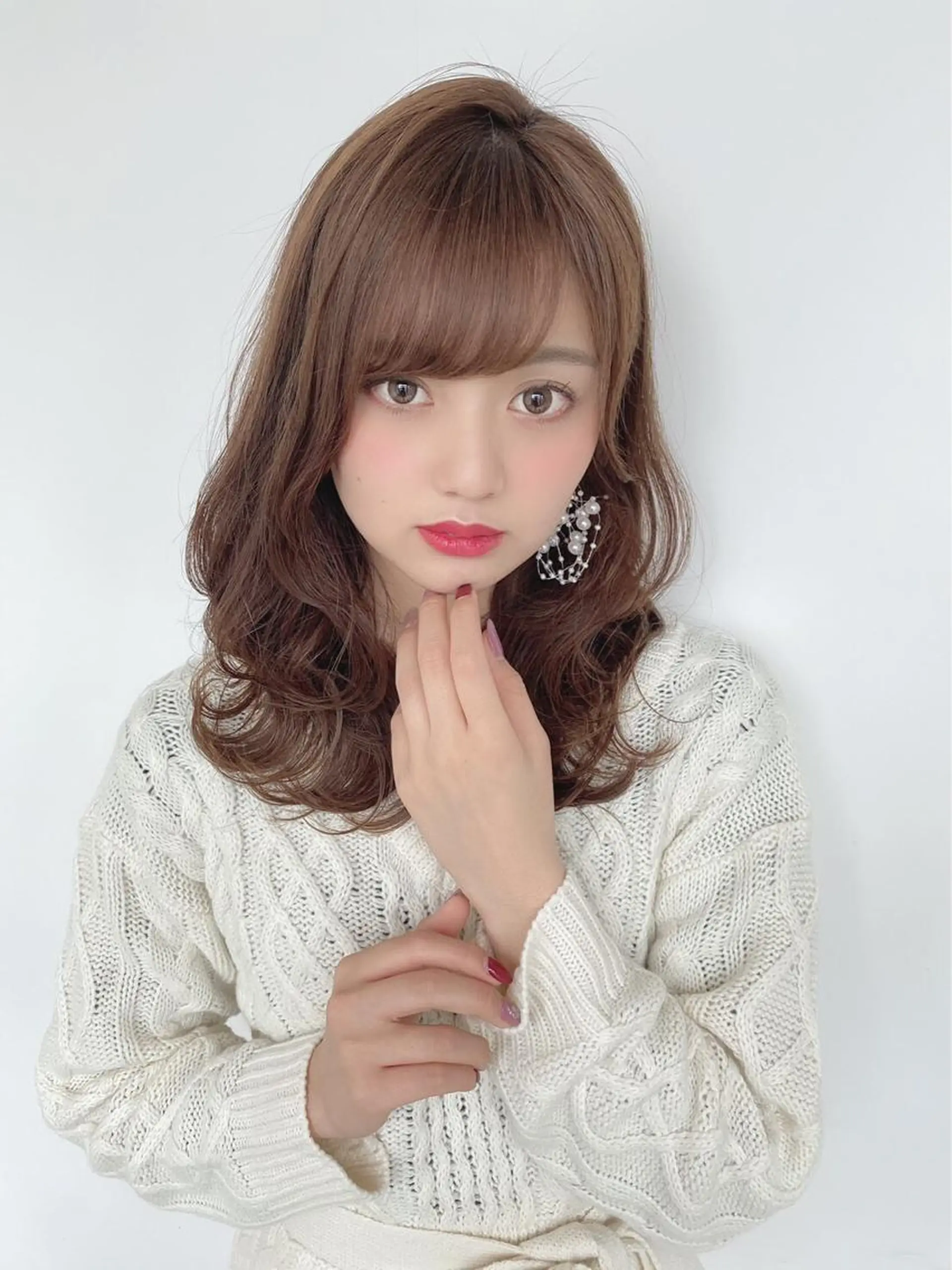 セミロング カラー ヘアアレンジ 女性が憧れる ショート/角田愛和のヘアスタイル