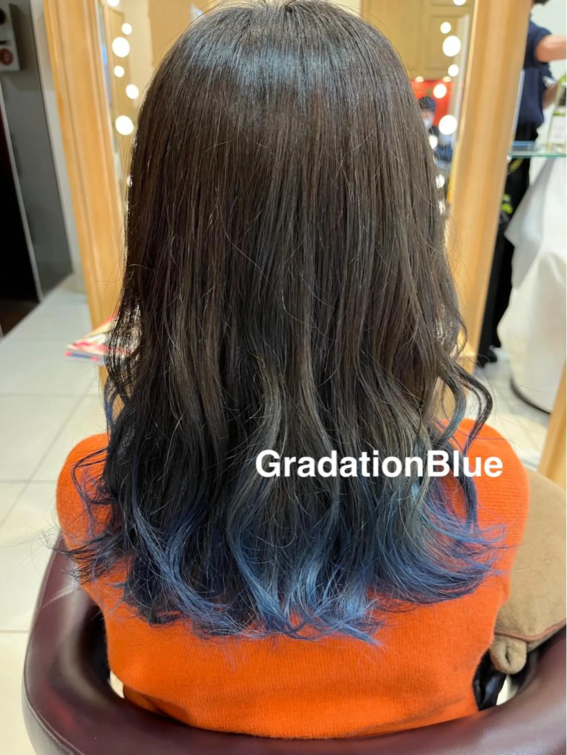 セミロング カラー グラデーションカラー なつな/ 透明感カラーのヘアスタイル