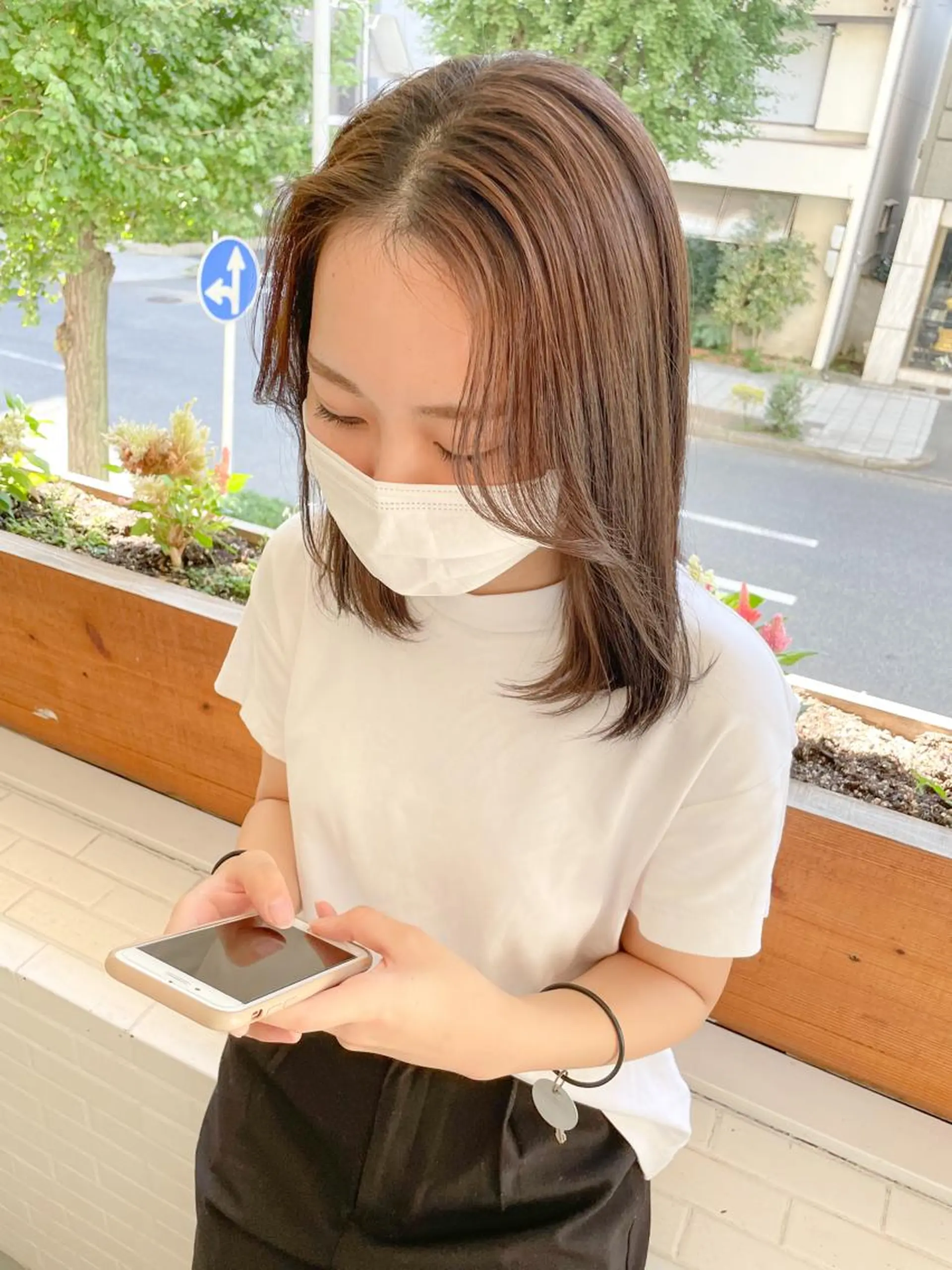 ミディアム COMILE 🌼 SUZUKAのヘアスタイル