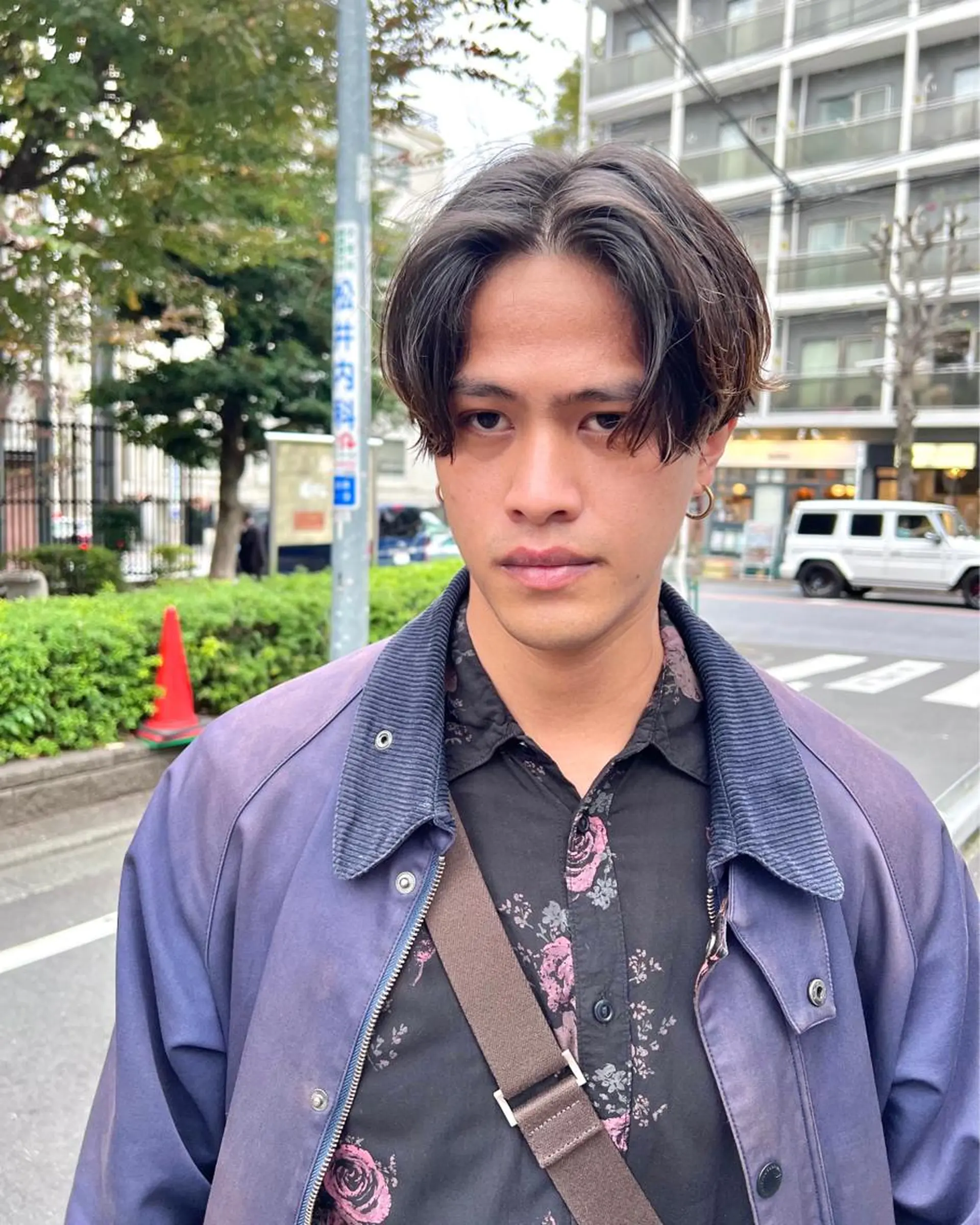 ミディアム メンズ 木村陸弥 似合わせ 透明感カラー🌿のヘアスタイル