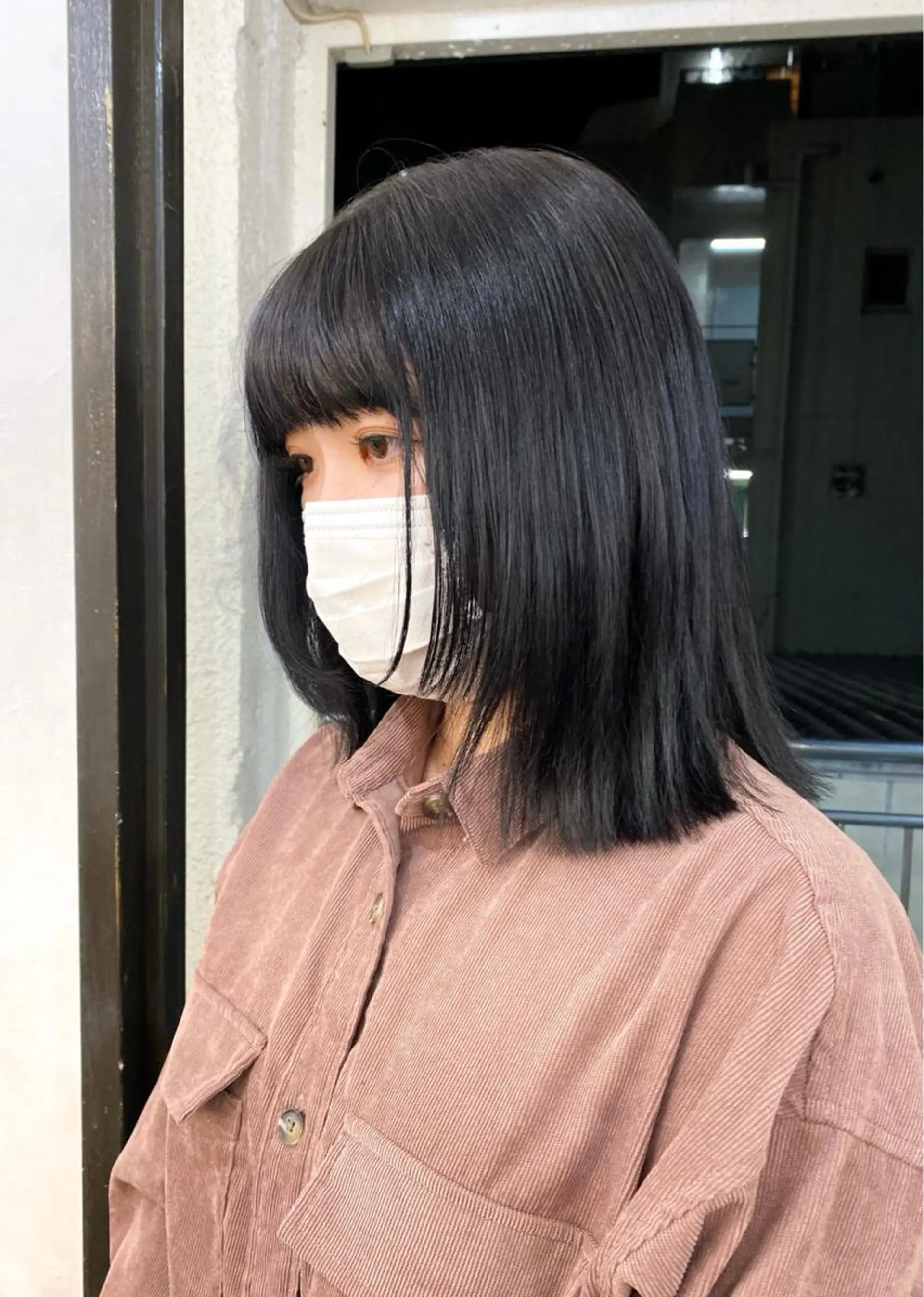 ミディアム パーマ、髪質改善 菊地美月のヘアスタイル