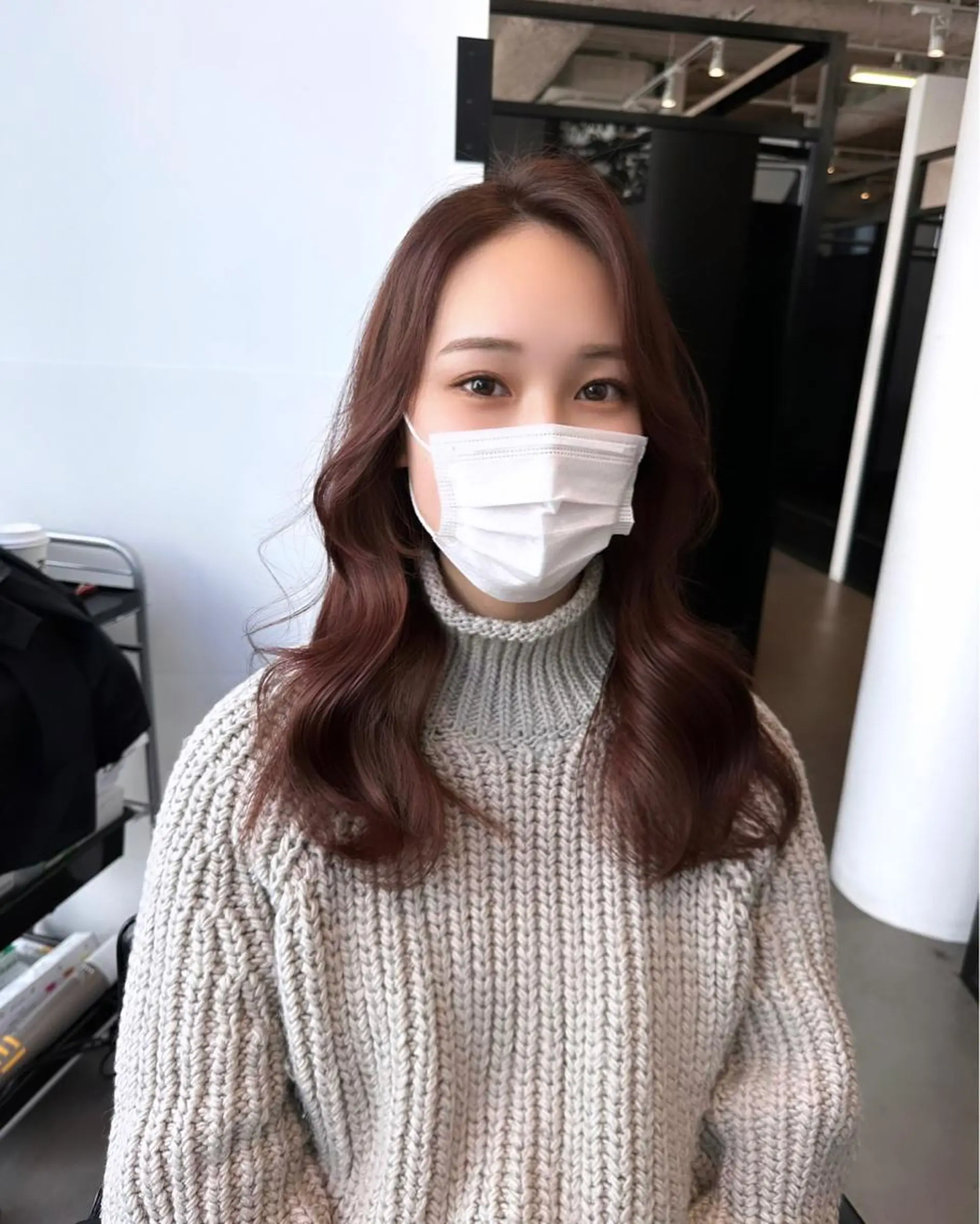 ミディアム カラー INTRO.by Fi-Ne所属・韓国ヘア 店長NEGIのヘアスタイル