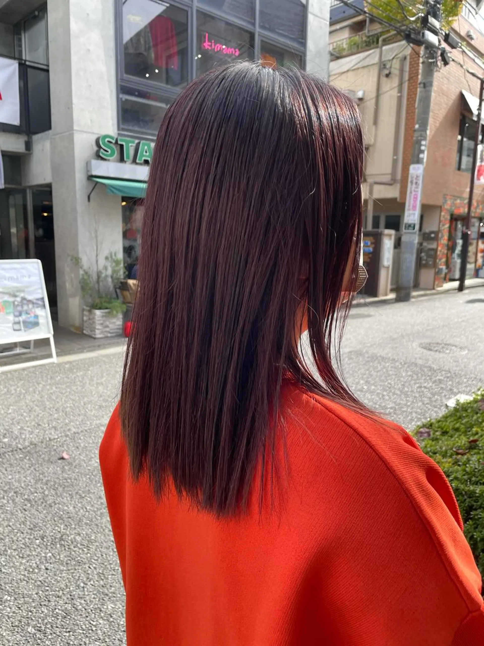 ミディアム カラー ブリーチ ヘアカラー トリートメント ヘッドスパ ヘアセット SALOWIN下北沢所属・hazuki 🌝のヘアスタイル