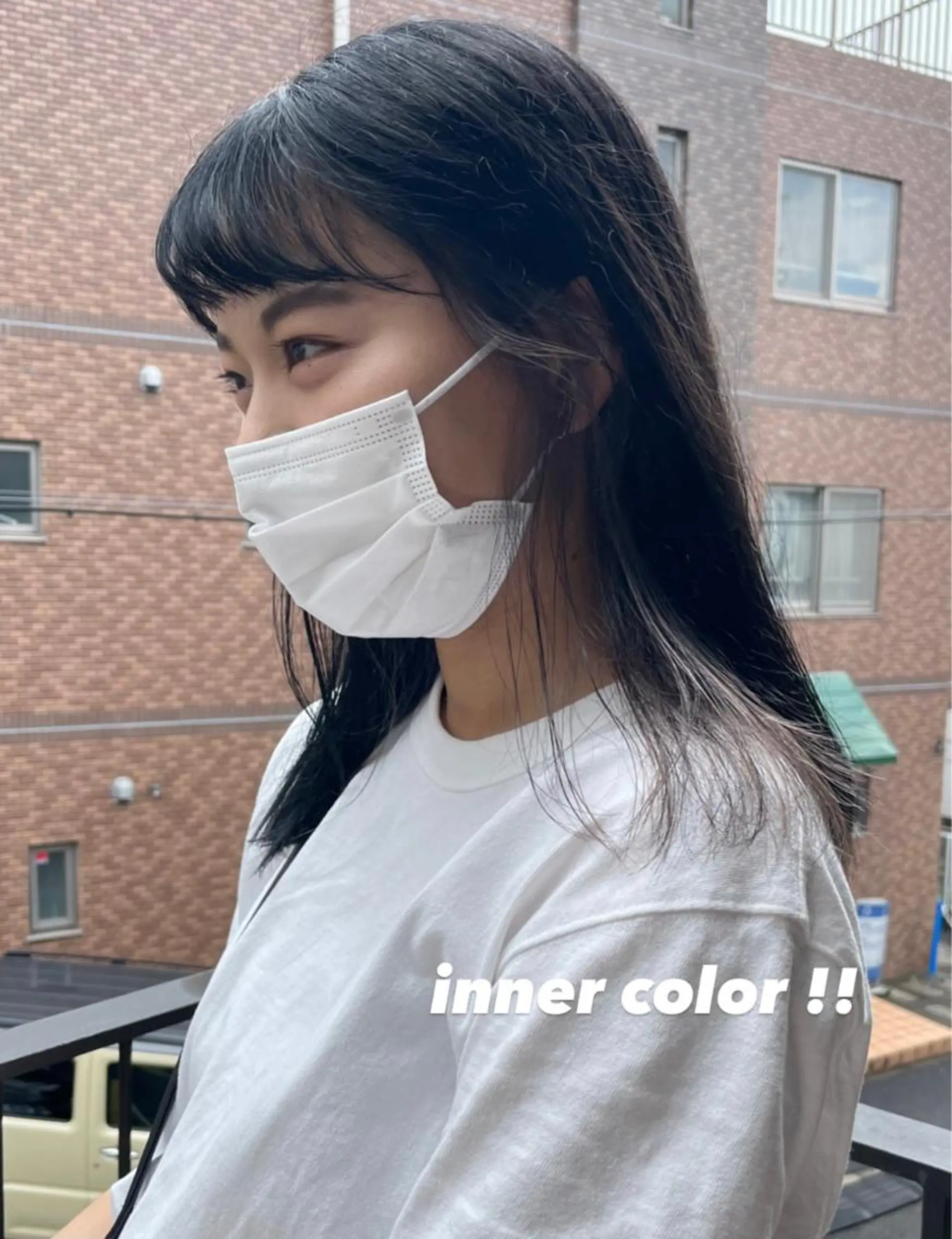 ミディアム カラー パーマ ヘアアレンジ ネイル マツエク・マツパ インナーカラー トレンド眉🌈✨ arisaの眉毛・アイブロウイメージ