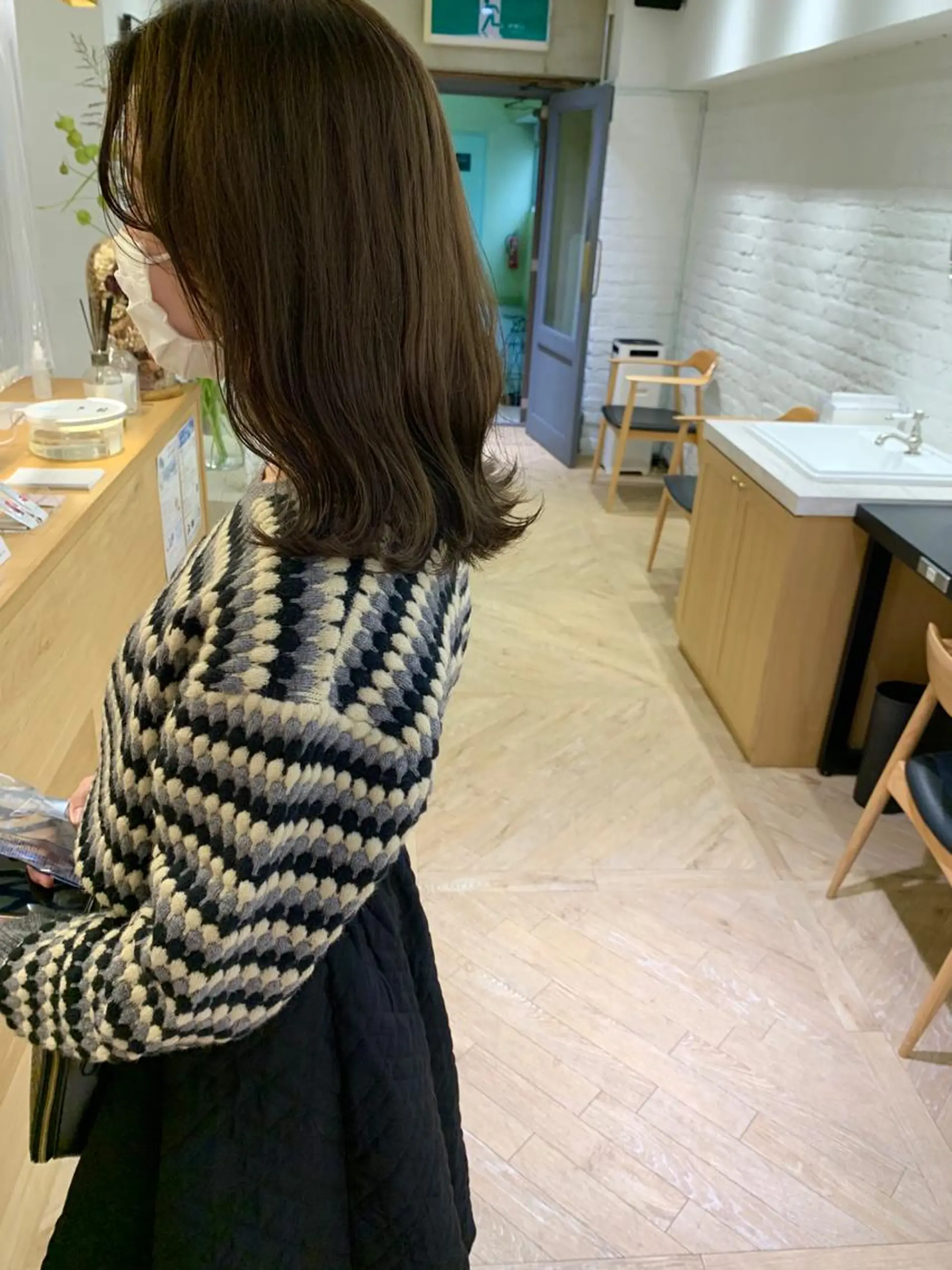 ミディアム LOREN＋透明感 オリーブhirokoのヘアスタイル