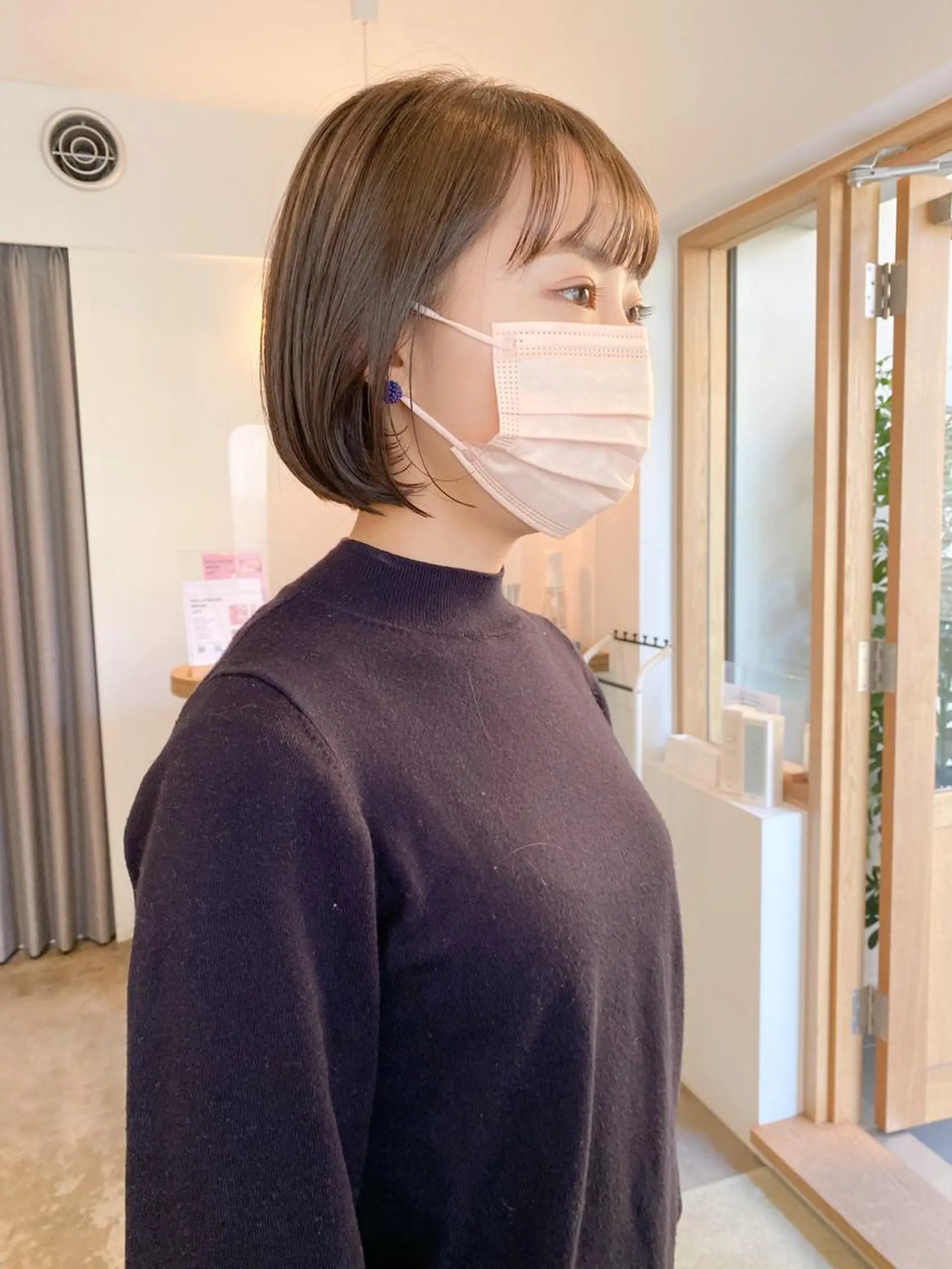 ショート カラー ヘアアレンジ マツエク・マツパ アイブロウ Nancy所属・束感まつげ❤︎ あみのマツエク・マツパデザイン