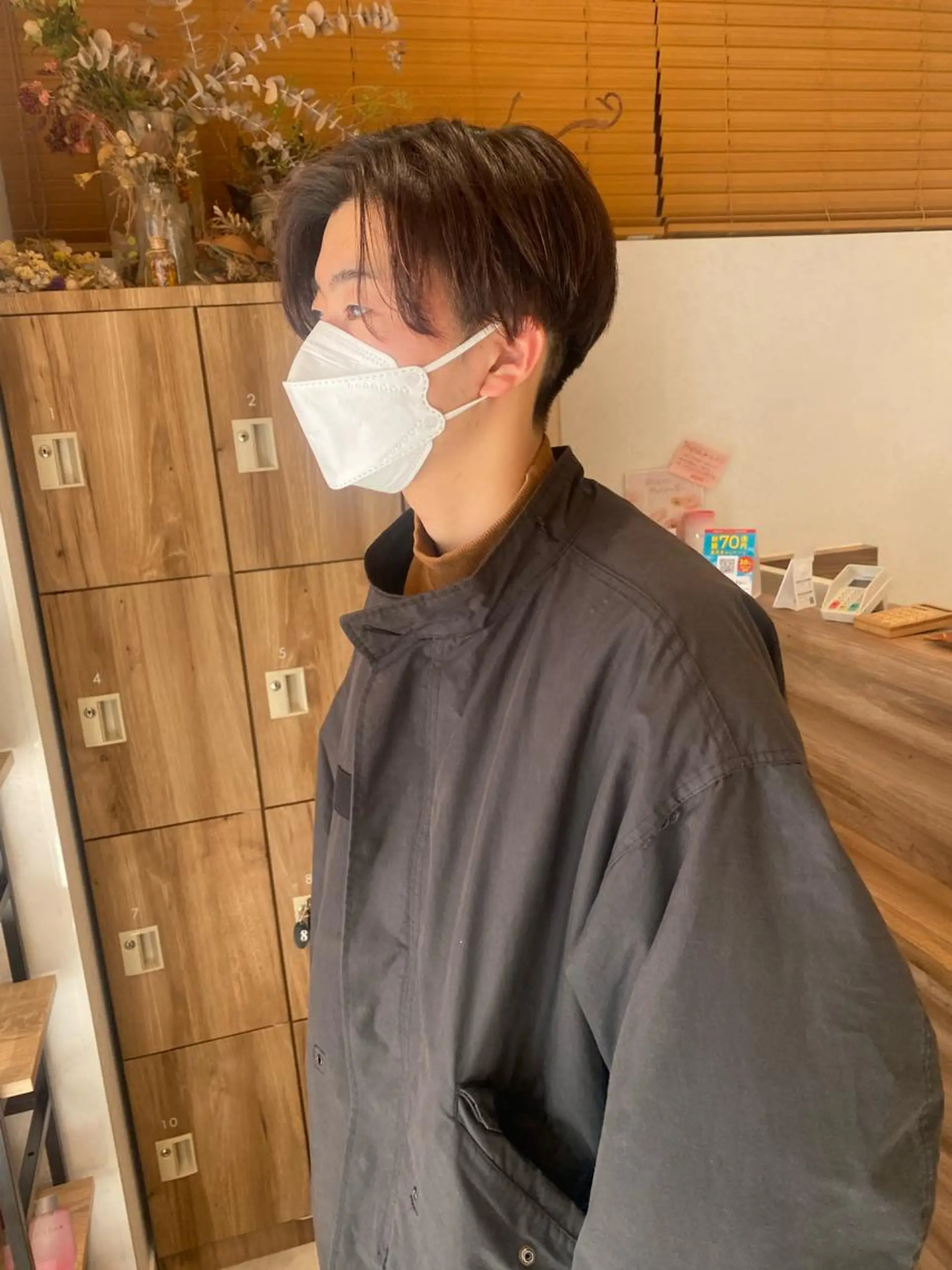 メンズ センターパート カット パーマ指名No1 /namiのヘアスタイル