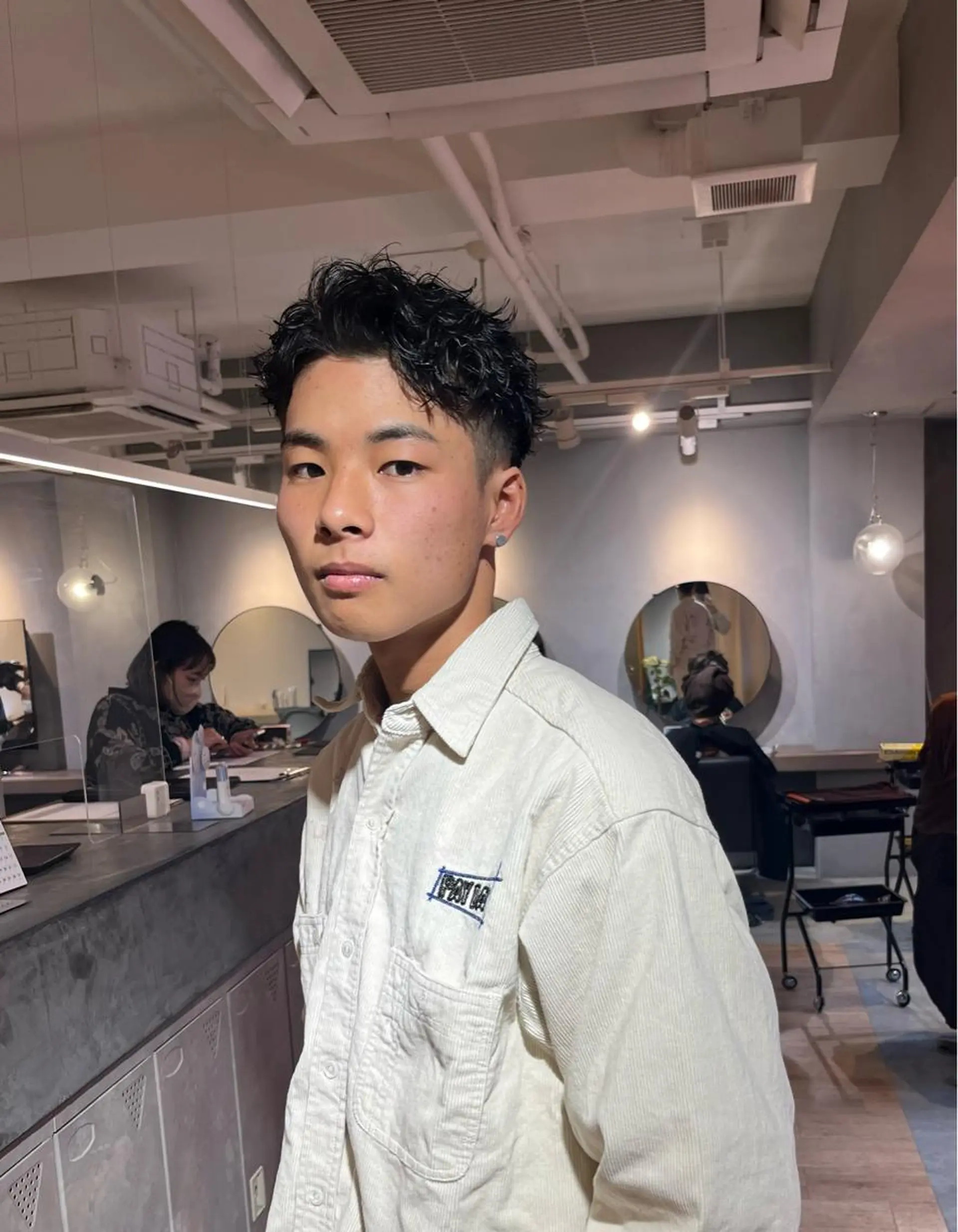 ショート パーマ メンズ メンズ特化美容師 熊田 鼓汰郎のヘアスタイル