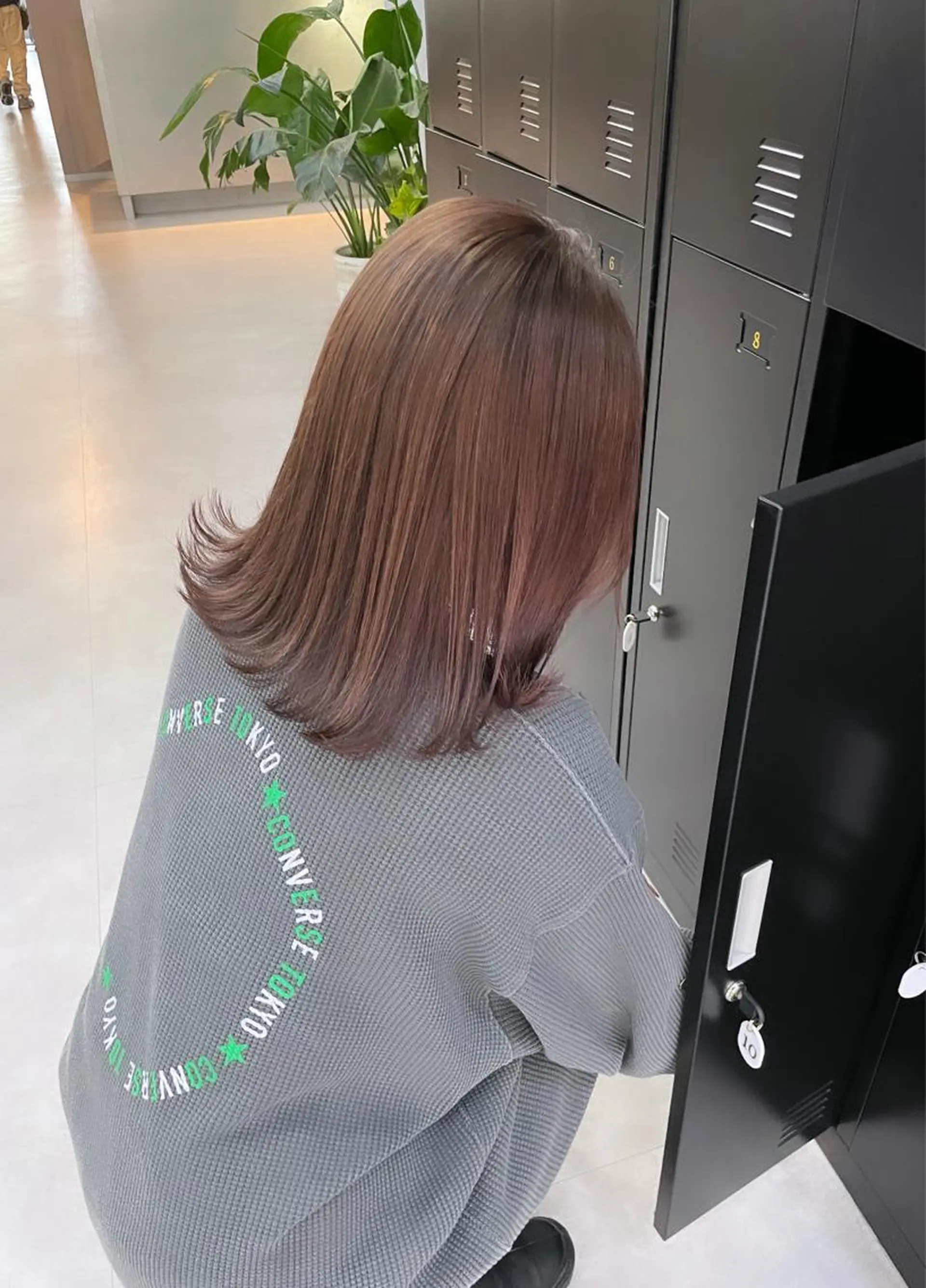 ロング カラー ヘアカラー ミルクティーベージュ ❤︎レイヤー　MIAのヘアスタイル