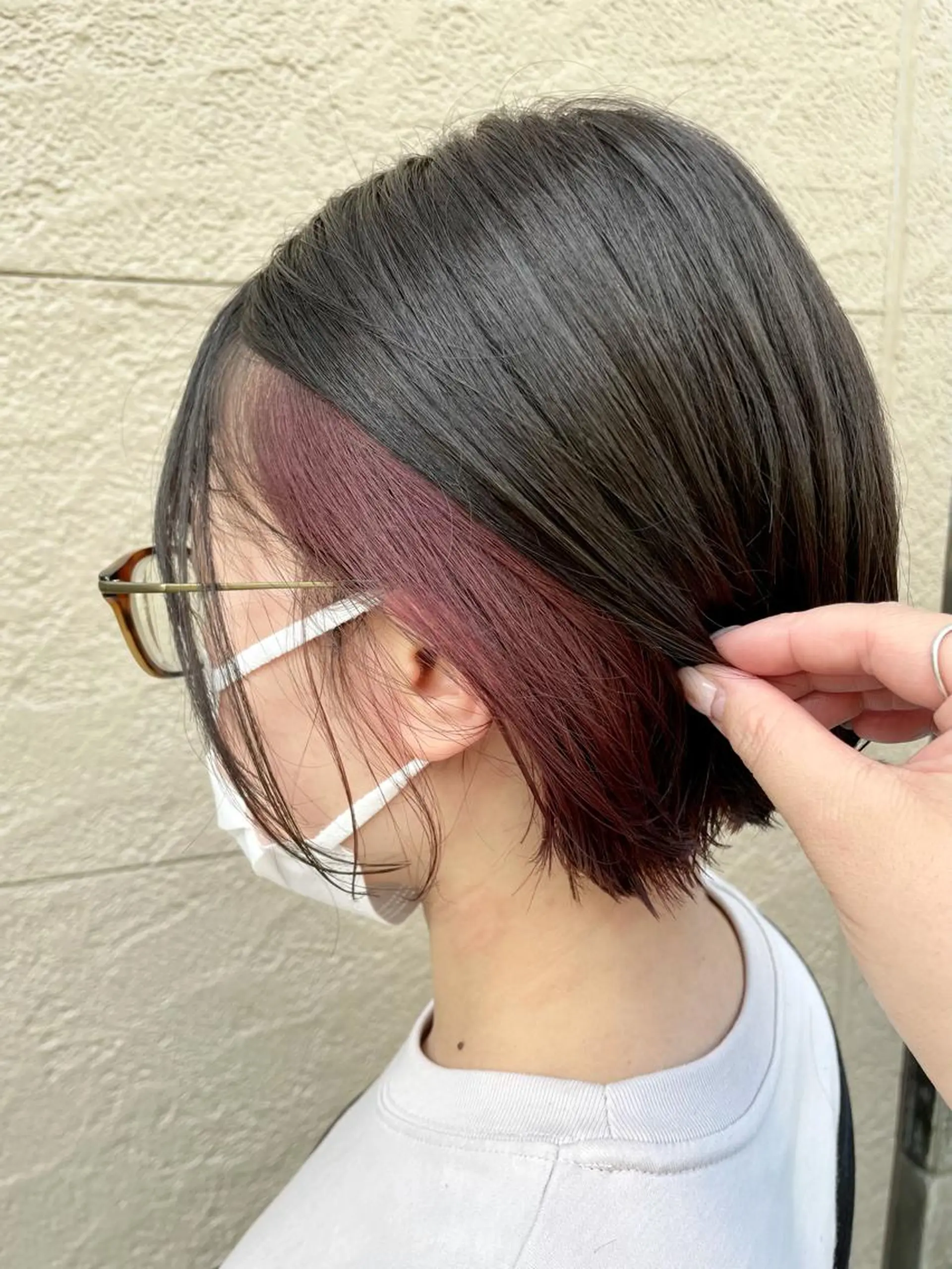 ショート カラー 美髪矯正/ハイトーン 🪸🩰ヒナコのヘアスタイル