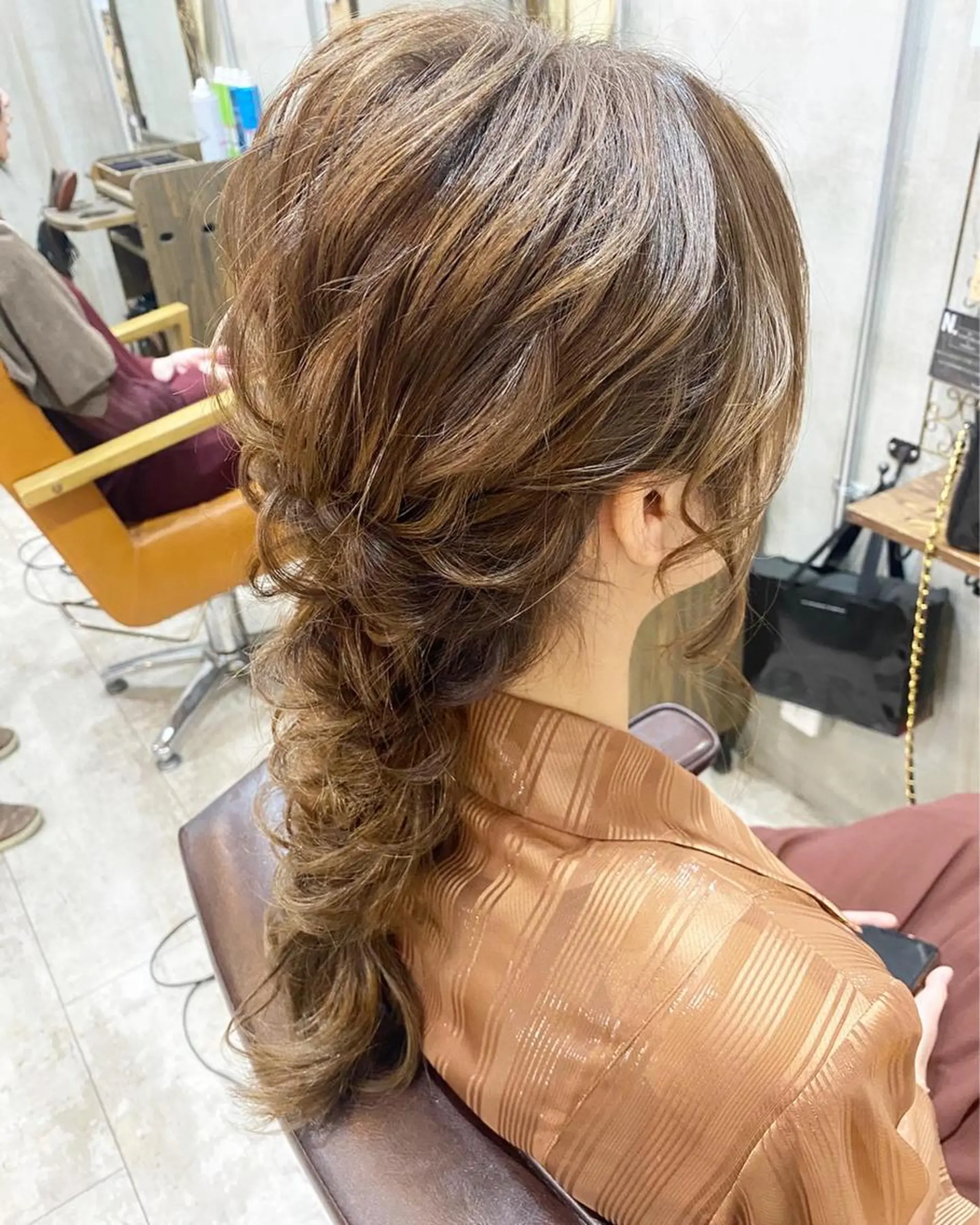 ロング まつパ・ヘアセット ♡Chinami♡のマツエク・マツパデザイン